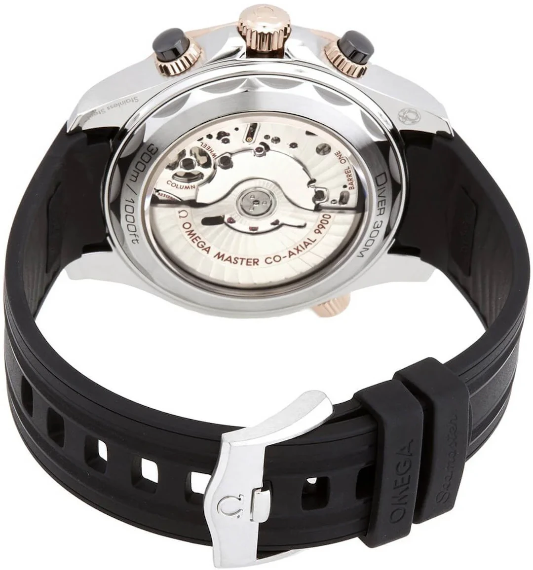 Omega Seamaster Diver Black 300M Rubber Strap 44mm 210.22.44.51.01.001