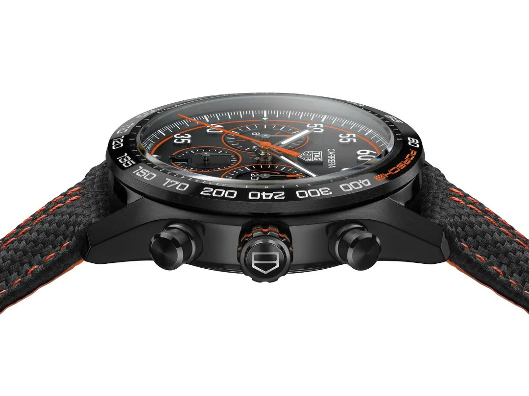 TAG Heuer Carrera Porsche Chronograph Mens Watch 44mm Ref#CBN2A1M.FC6526