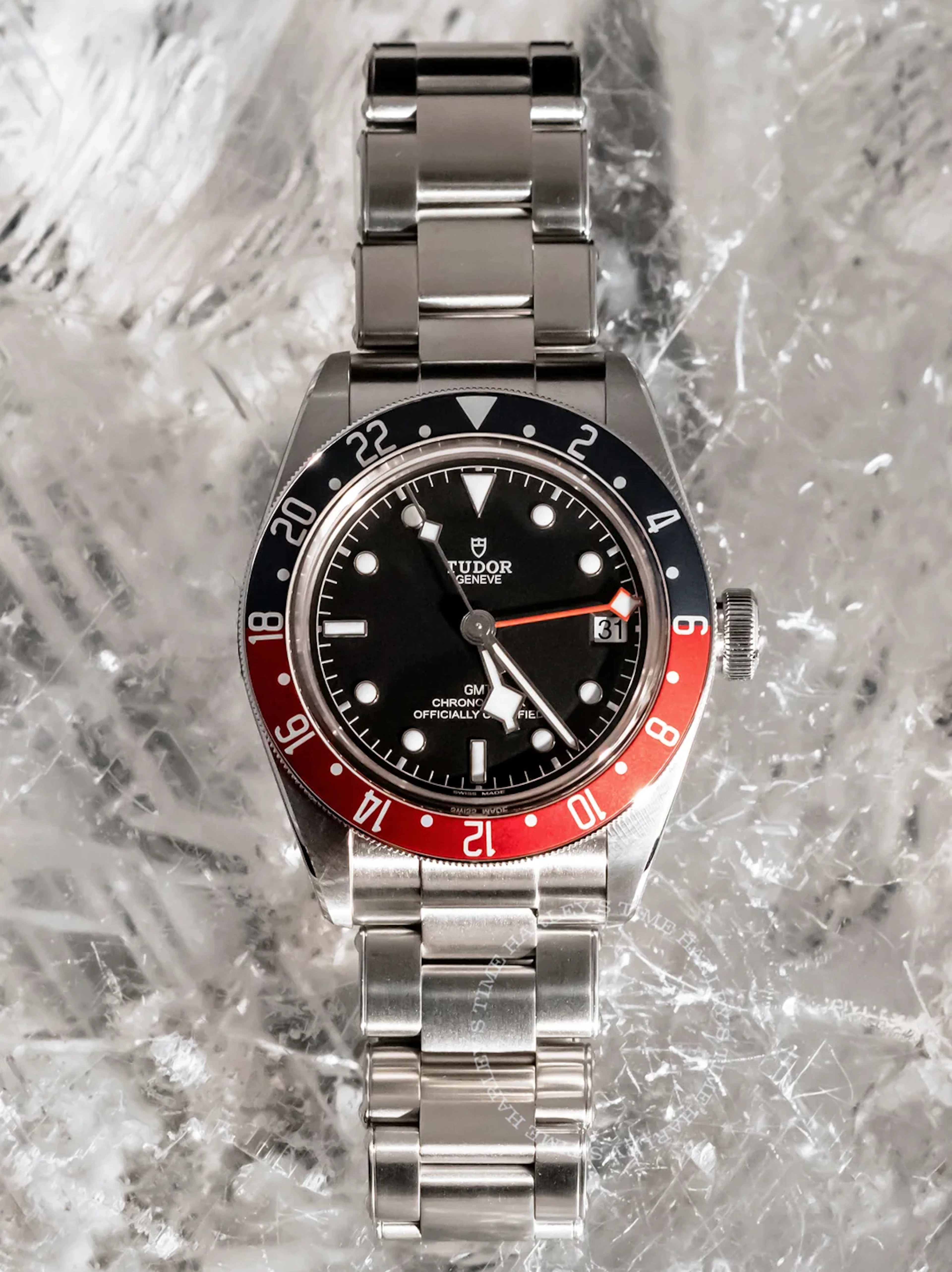 Tudor Black Bay HERITAGE Pepsi GMT Steel Bracelet Black dial 41 M79830RB-0001