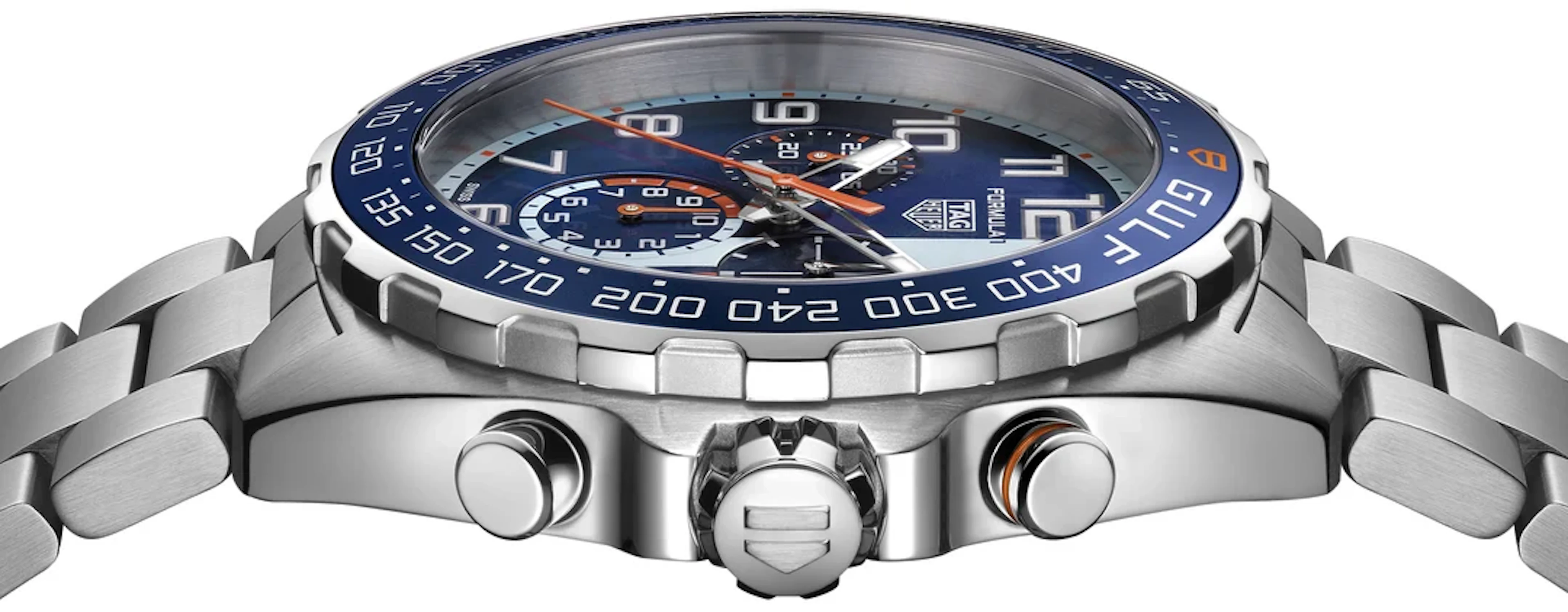 TAG Heuer Formula 1 Gulf Edition Blue dial Mens Watch 43 CAZ101AT.BA0842