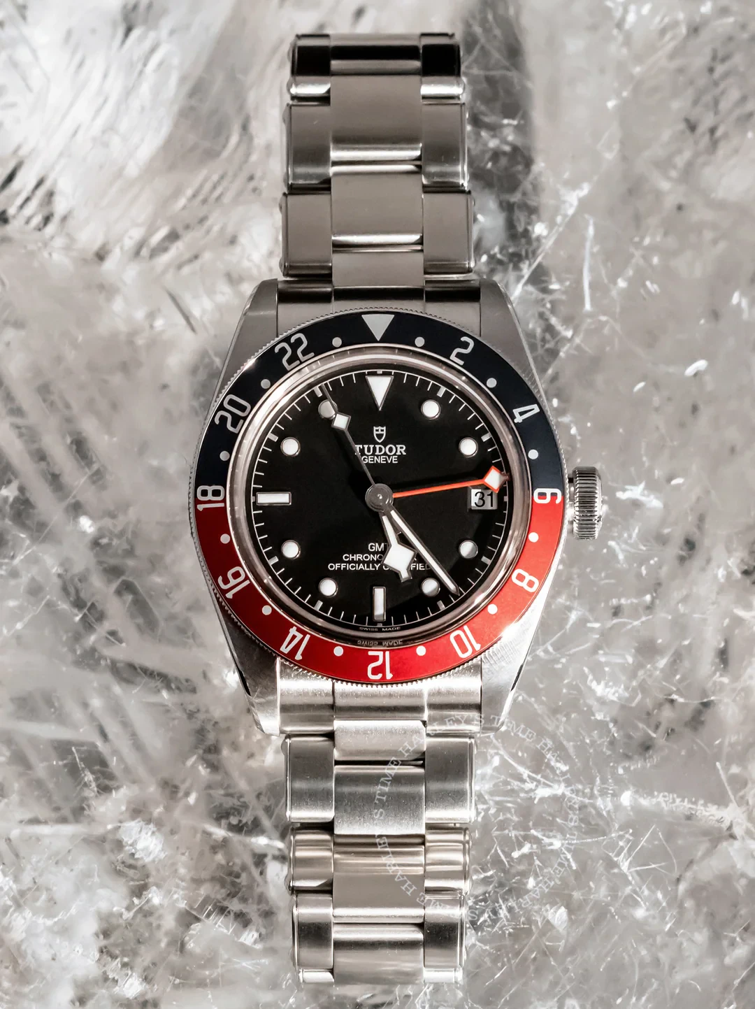 Tudor Black Bay HERITAGE Pepsi GMT Steel Bracelet Black dial 41 M79830RB-0001