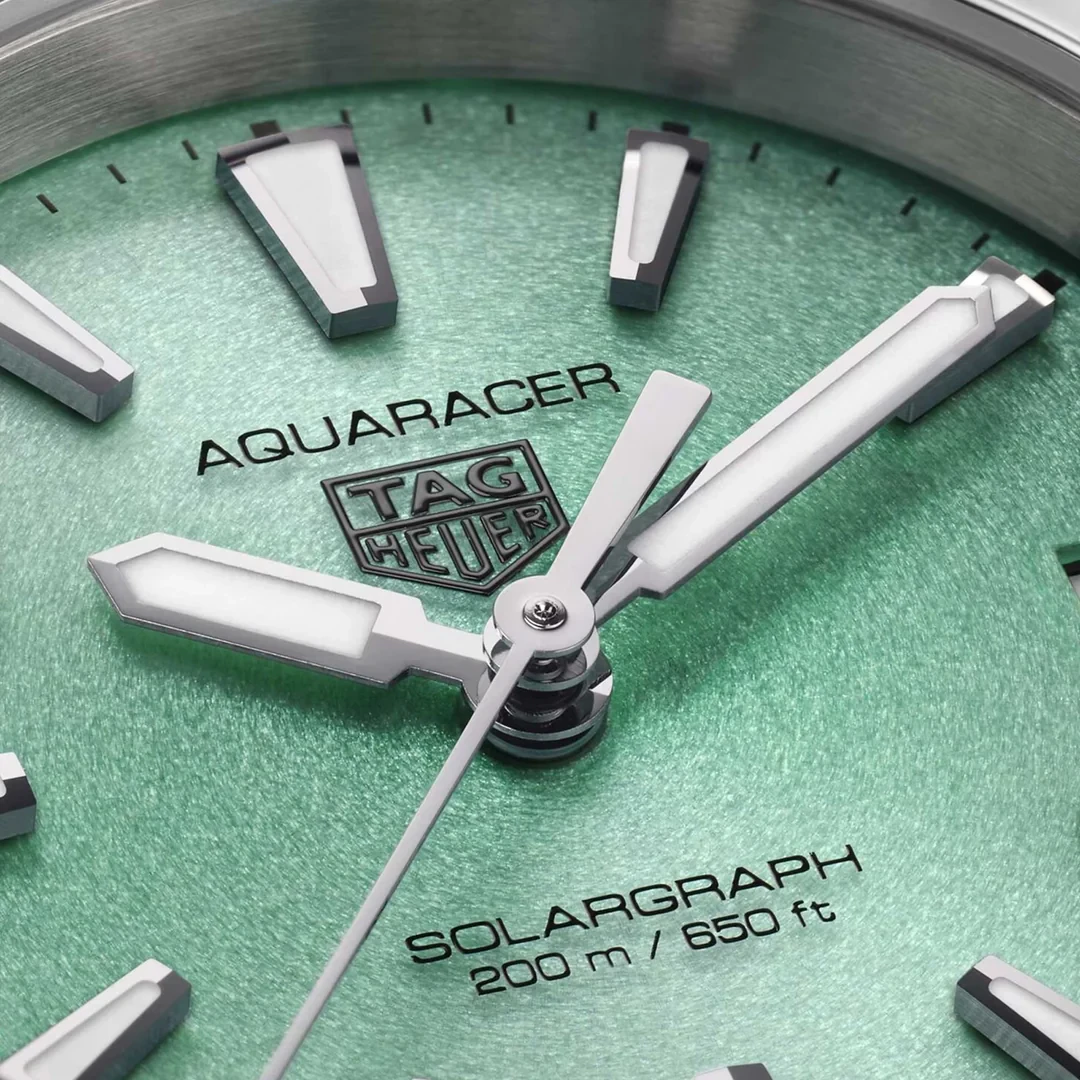 TAG Heuer Aquaracer Professional 200 Solargraph Mint dial 34mm WBP1315.BA0005