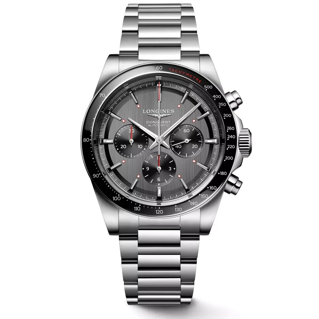 Longines Chronograph Ski Edition Grey Dial 42mm L3.836.4.52.9 Bracelet