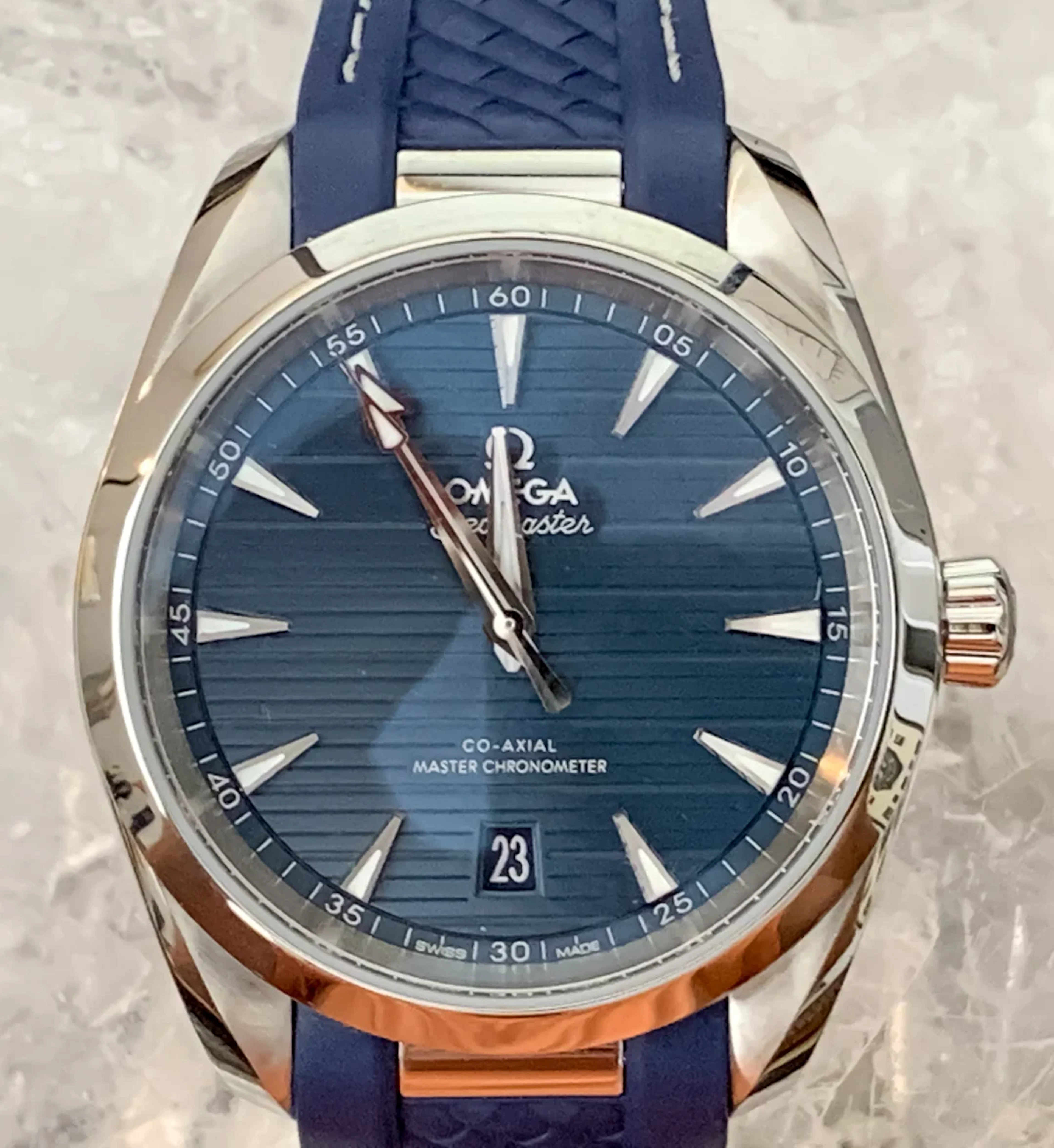 Omega Seamaster Aqua Terra Blue Chronometer 38mm 220.12.38.20.03.001