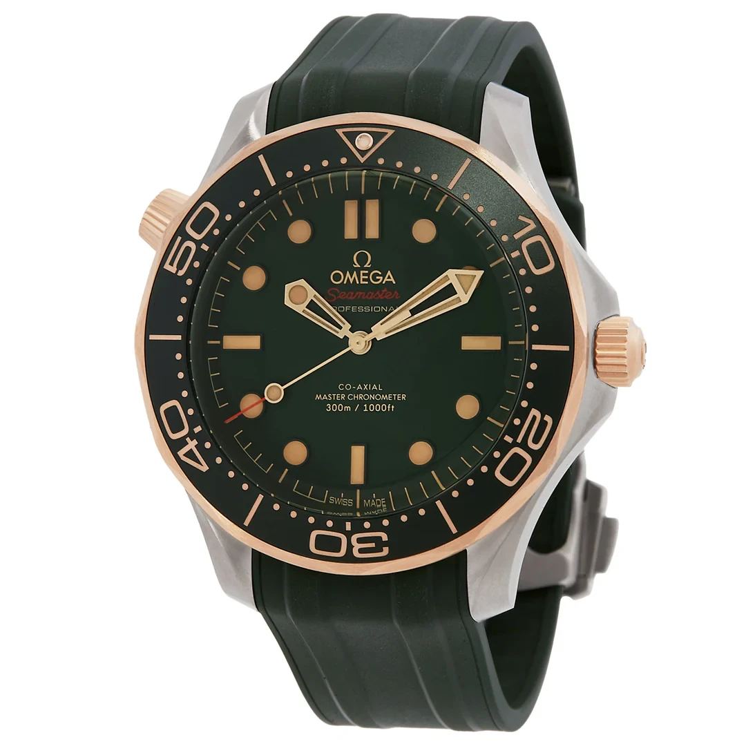 Omega Seamaster Diver 300 42mm Green dial 210.92.42.20.10.001 Bronze