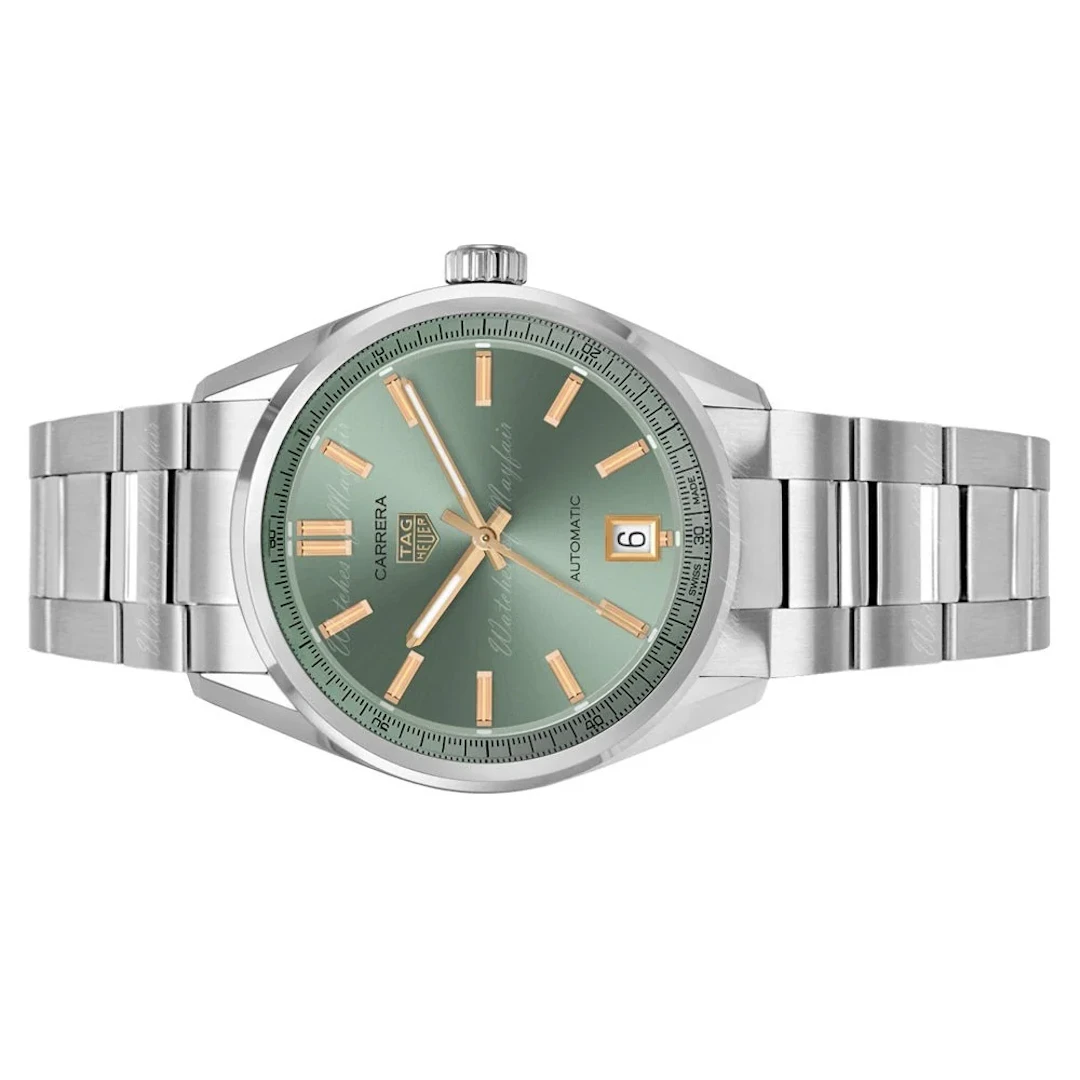 TAG Heuer Carrera Calibre Date Green dial 36 WBN2312.BA0001 Bracelet