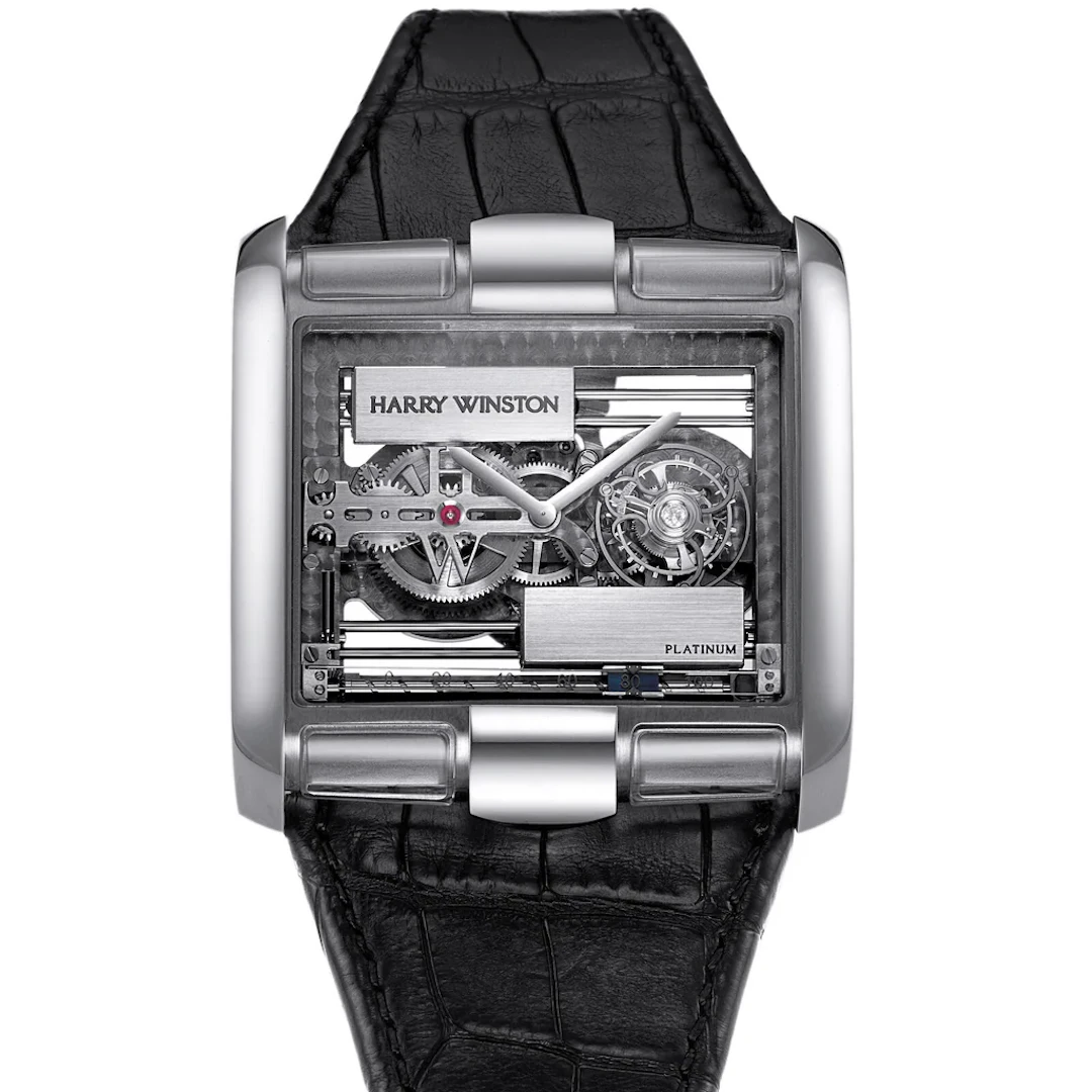 Harry Winston Tourbillon Glissiere 'Montecristo' Openworks 350/MATWL