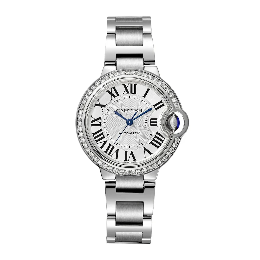 Cartier Ballon Bleu Ladies Diamond Watch W4BB0023