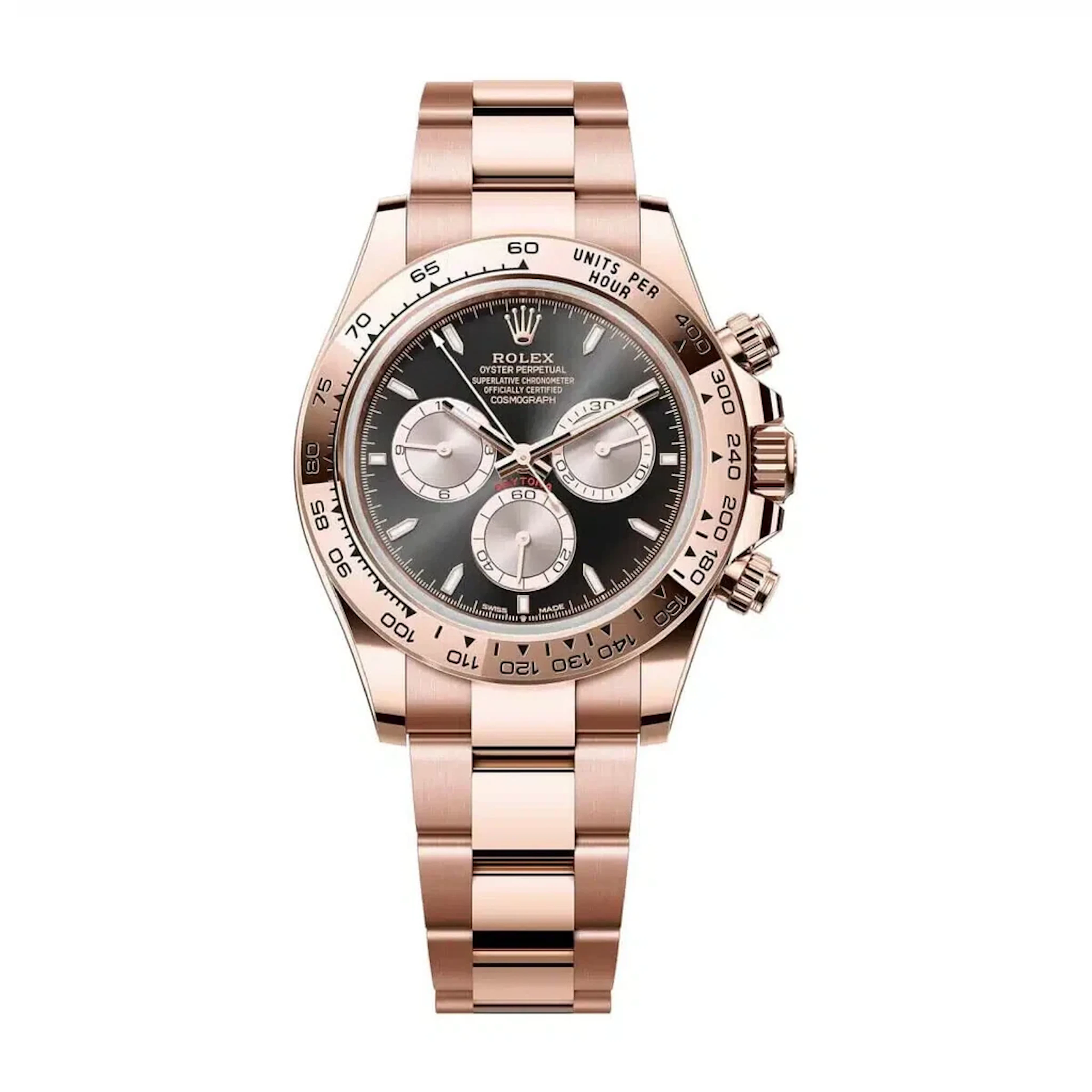 Rolex Daytona 18k Rose Gold 126505 Men's Watch