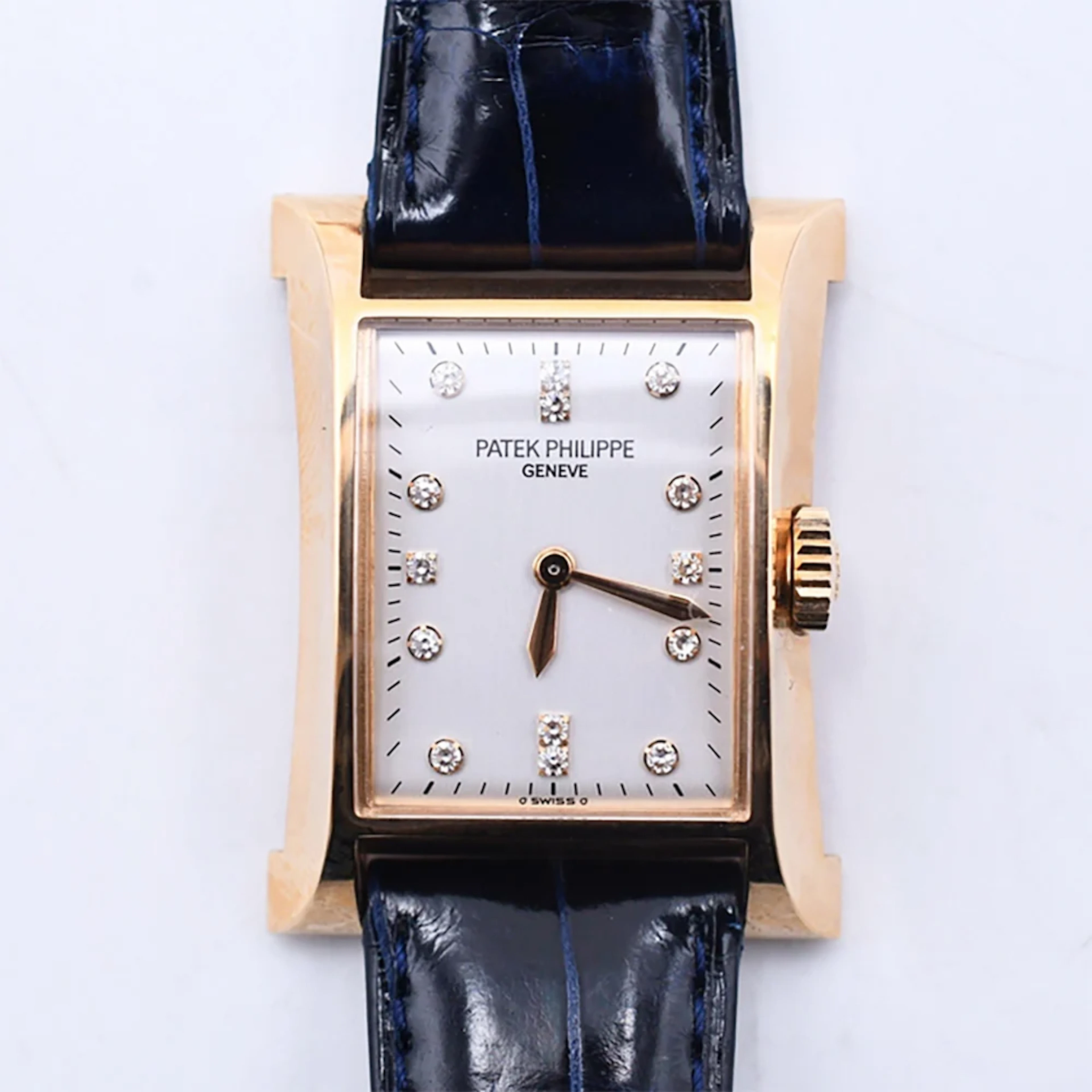Patek Philippe Pagoda 4900J 18k Yellow Gold Diamond Watch