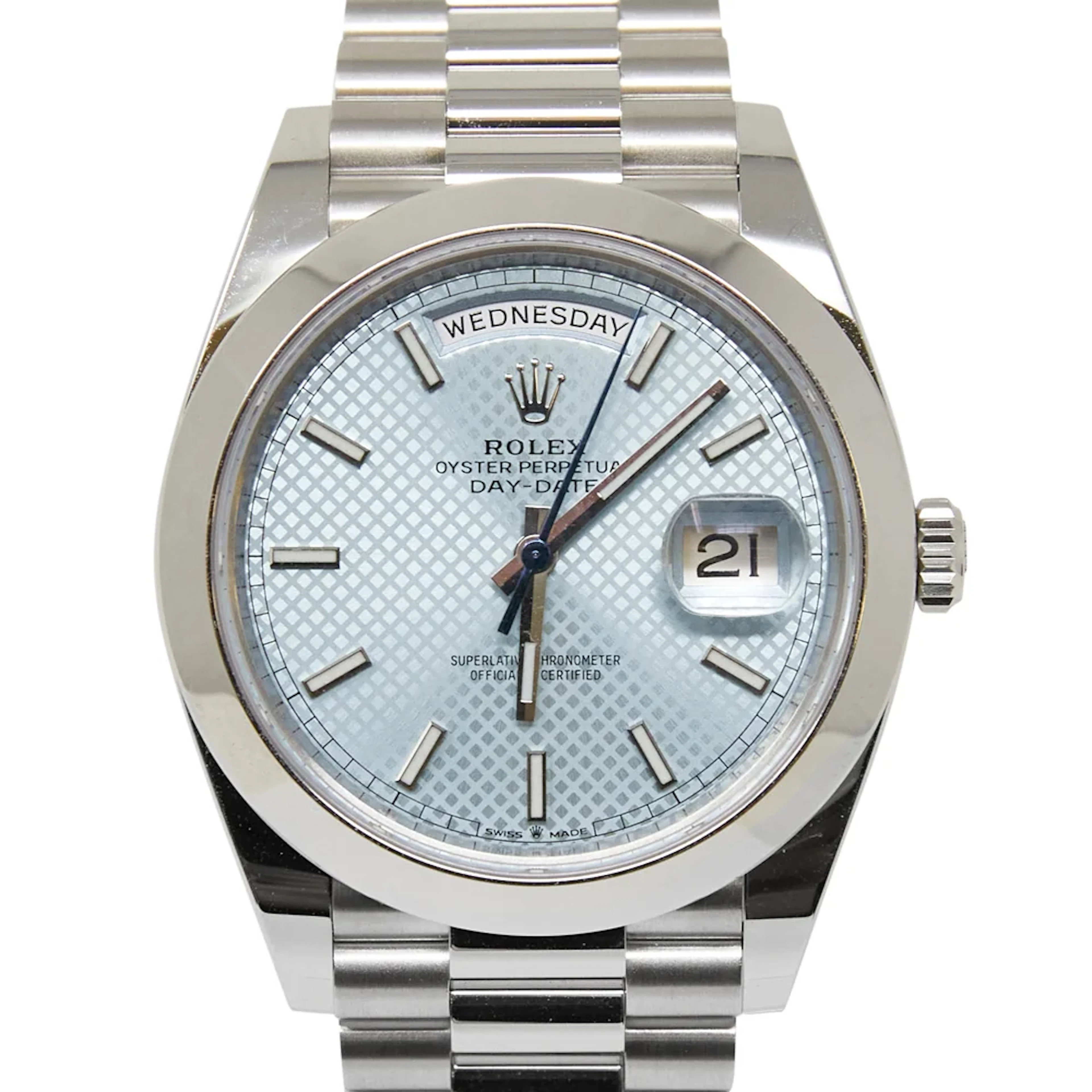 Rolex President 40mm Platinum Men's 228206