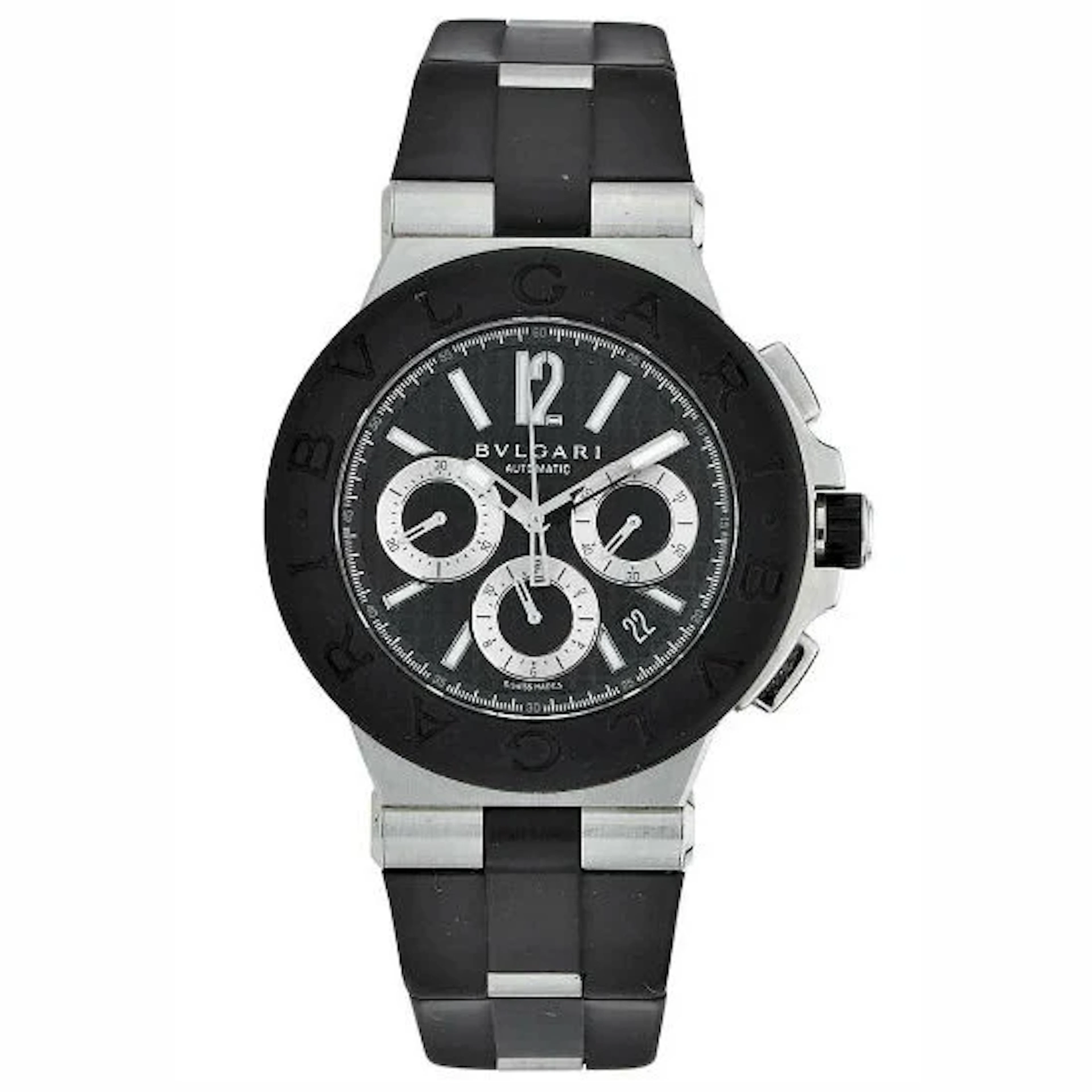 Bvlgari Diagono Men's Chronograph DG42SVCH Pre-Owned