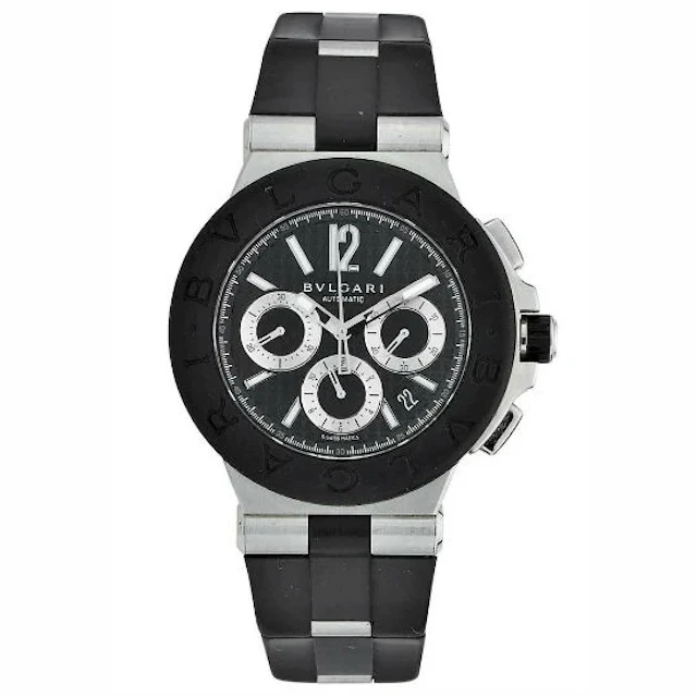 Bvlgari Diagono Men's Chronograph DG42SVCH Pre-Owned