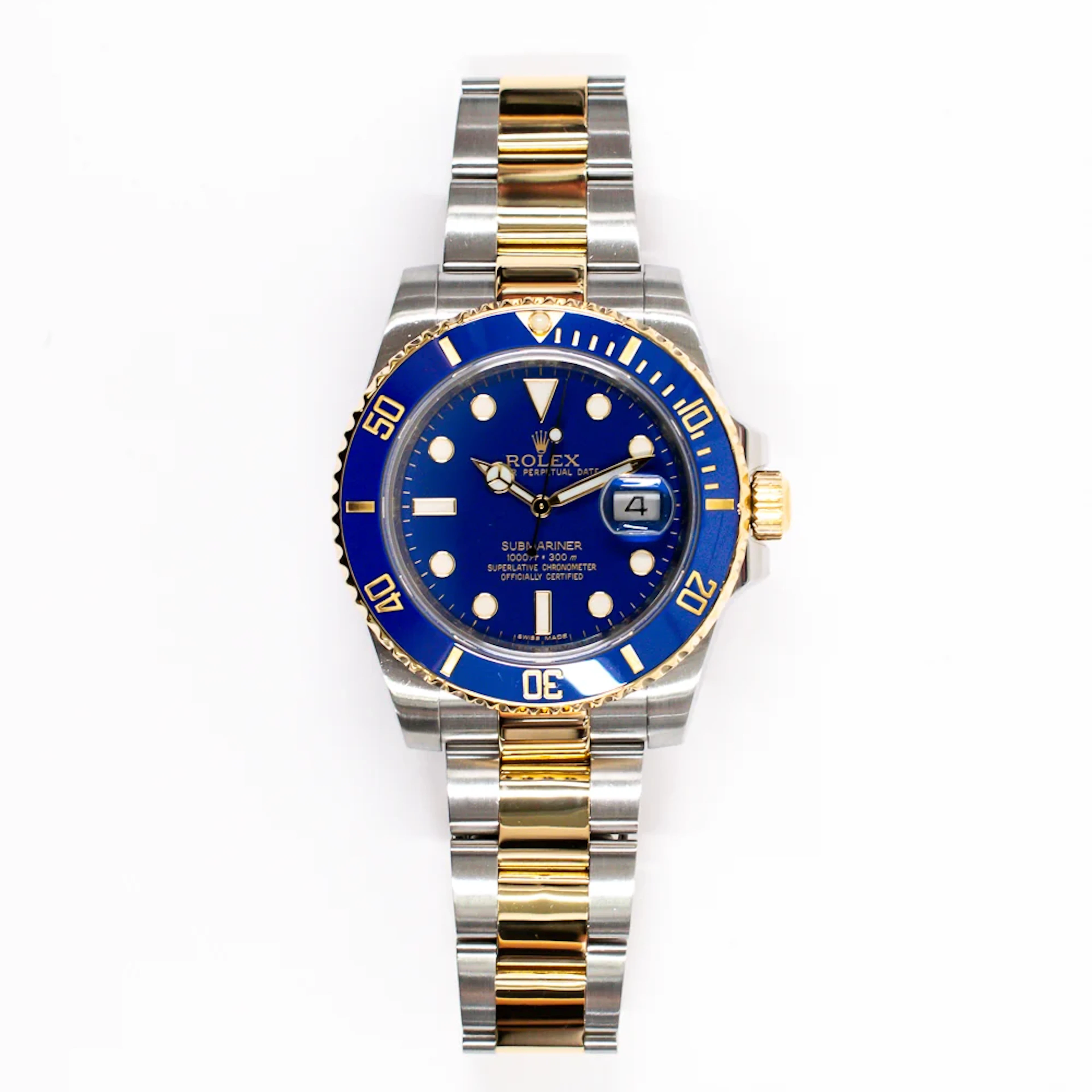 Rolex Submariner Two Tone Blue 116613LB