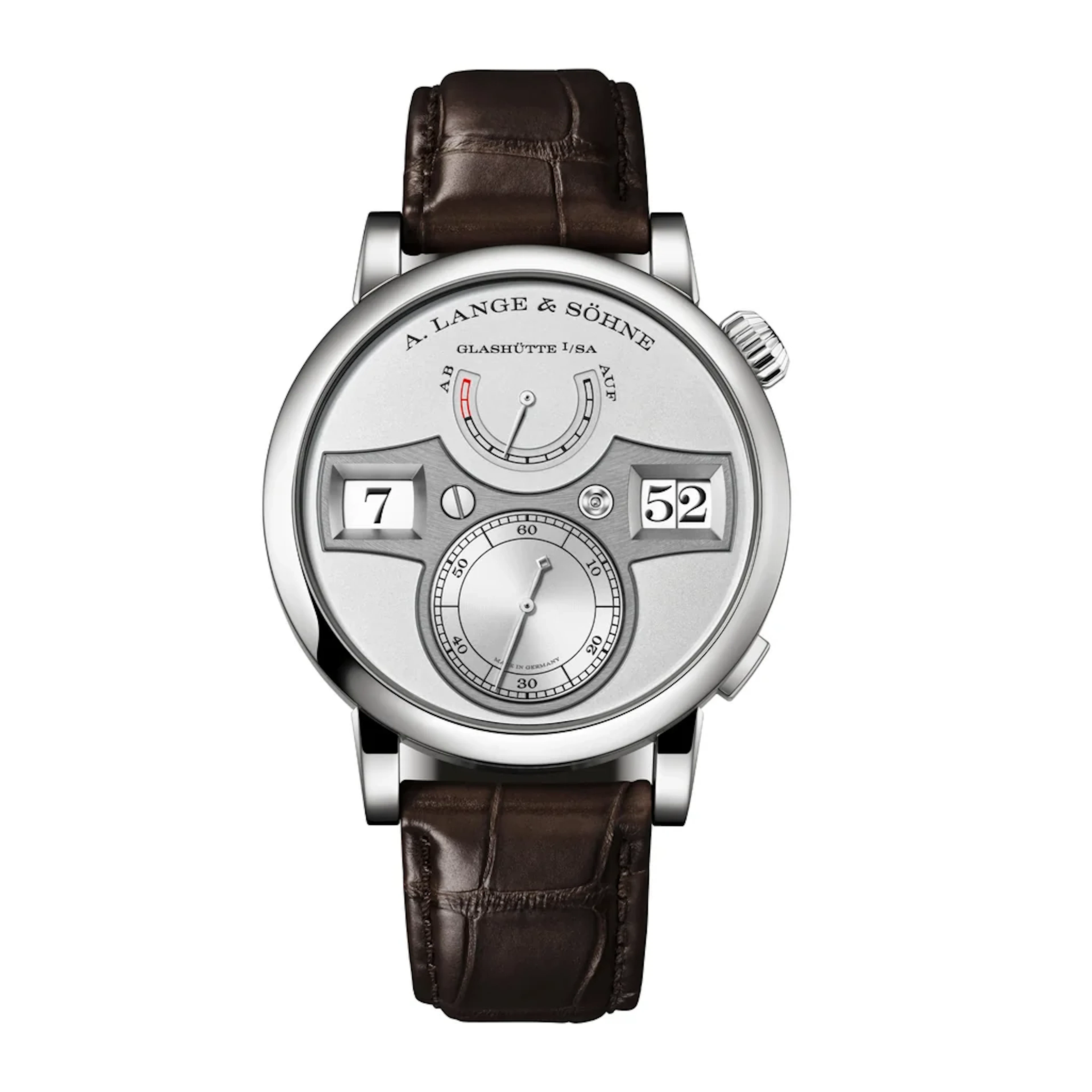 Lange & Sohne Zeitwerk Platinum 142.025