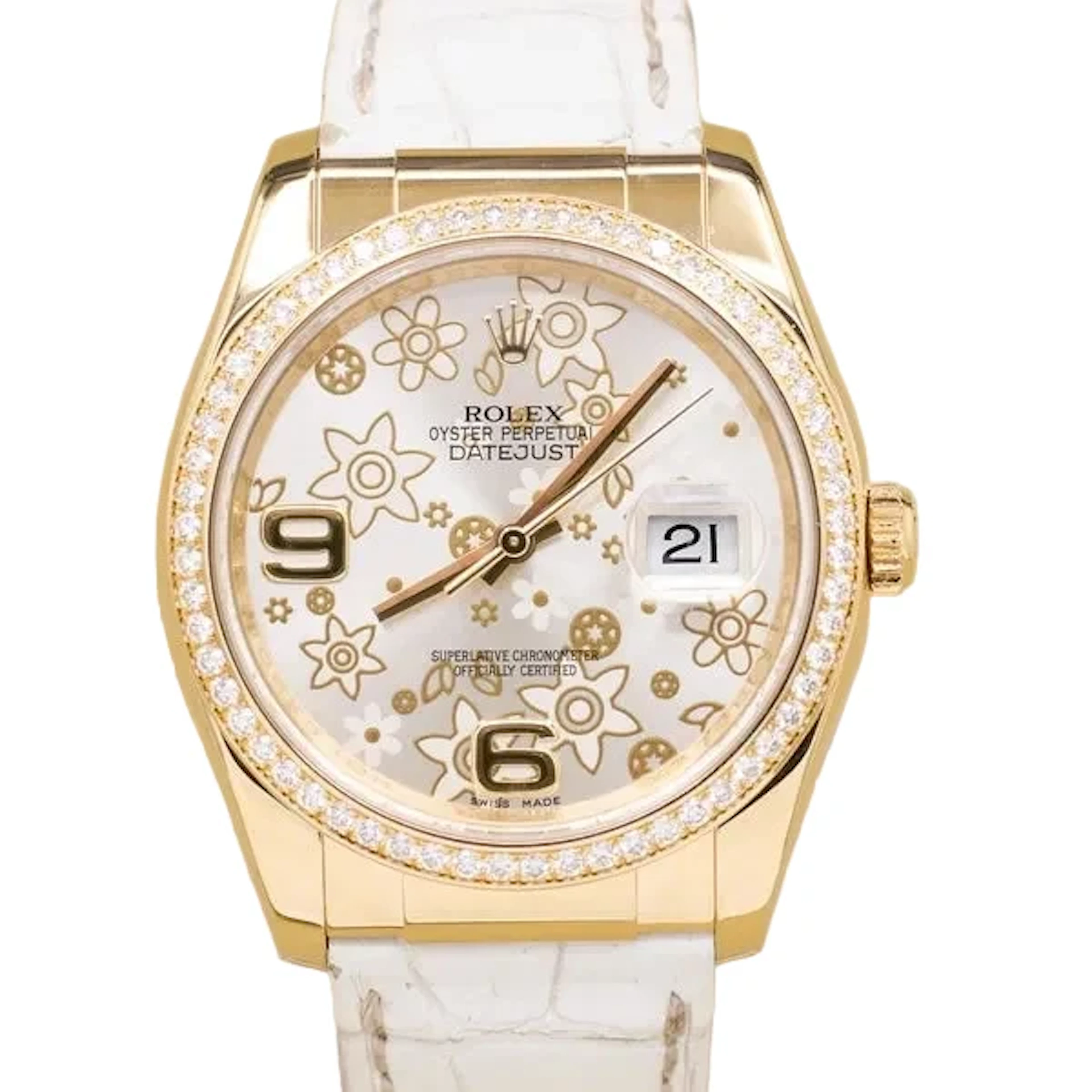 Rolex Datejust 36mm 116188 Diamond Watch