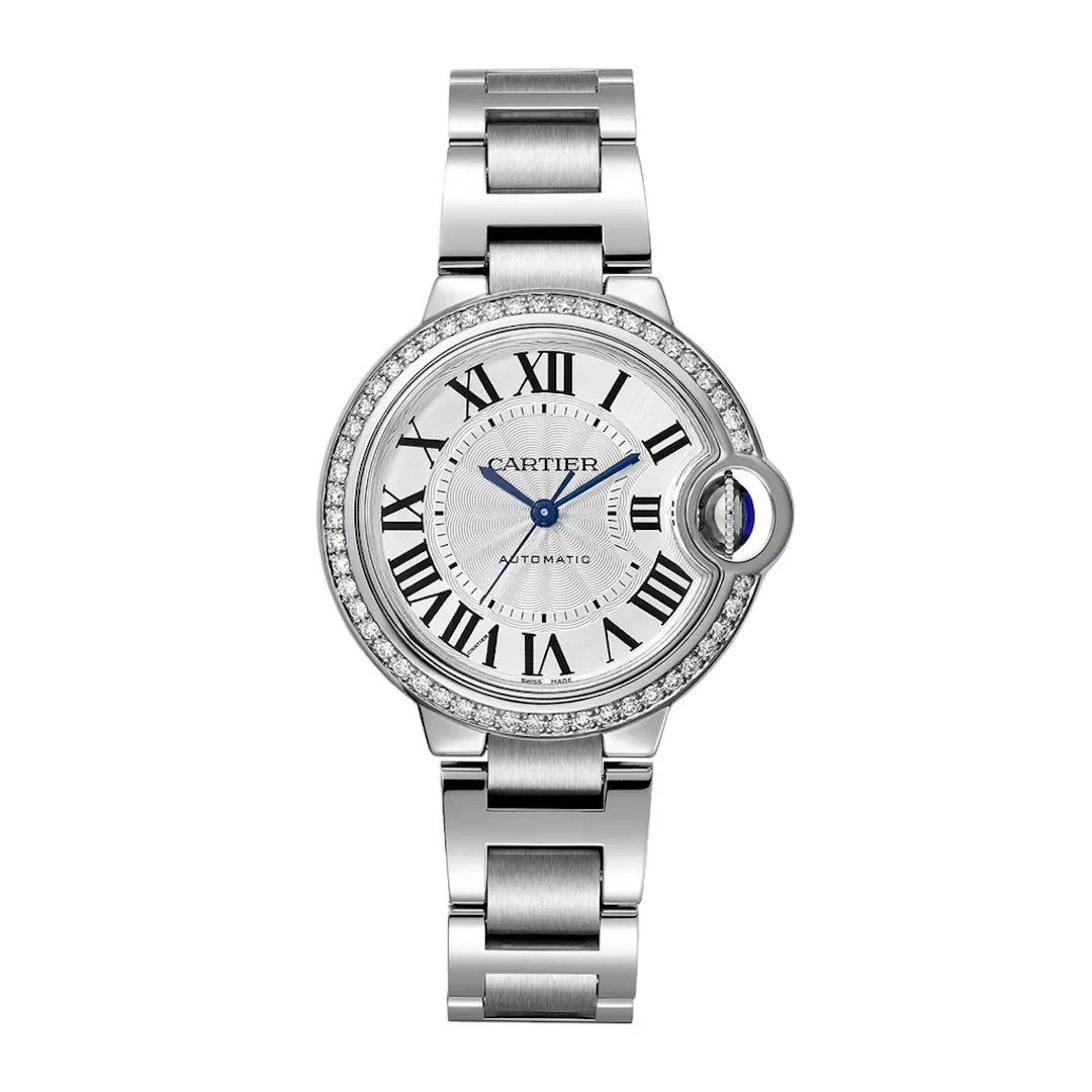 Cartier Ballon Bleu Ladies Diamond Watch W4BB0023