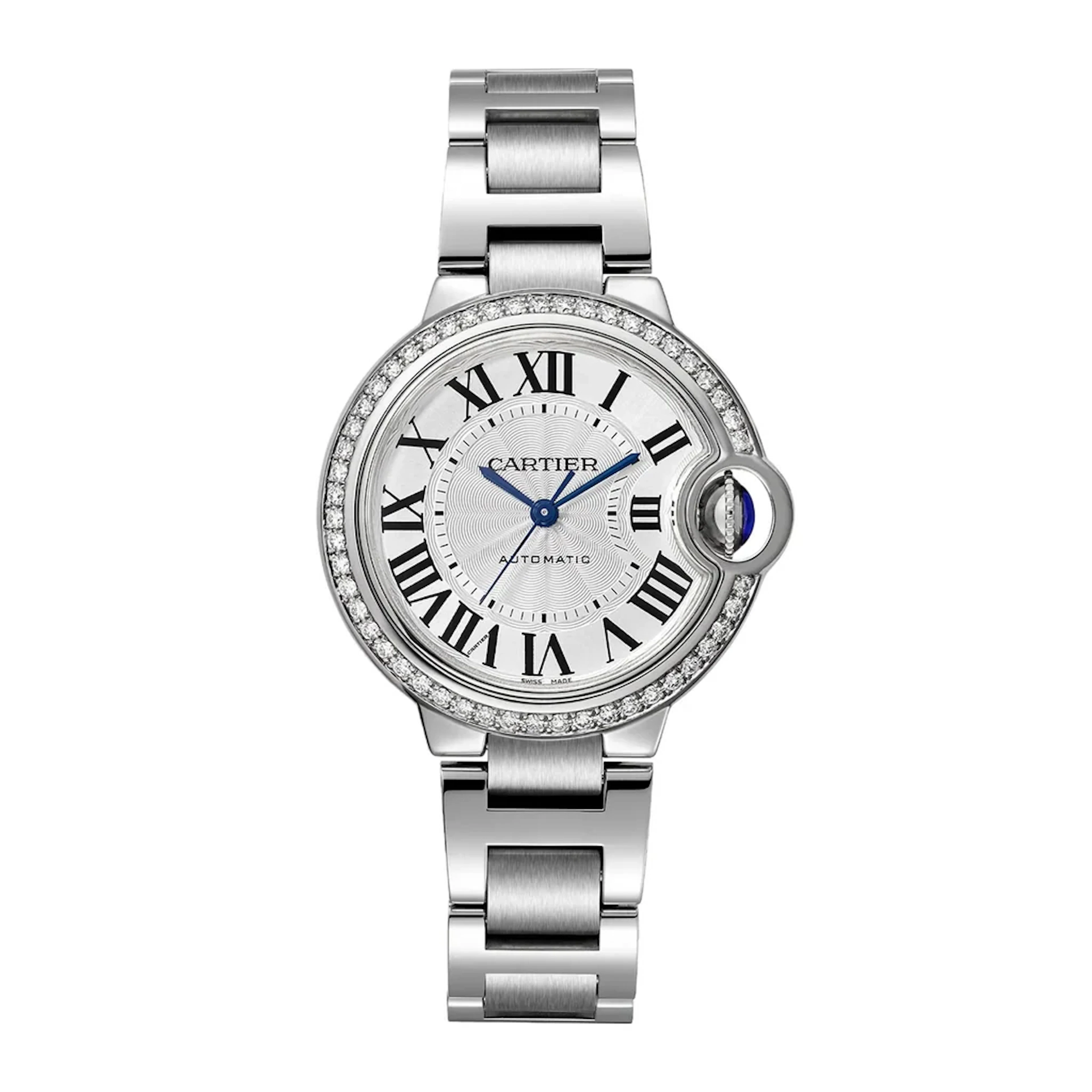Cartier Ballon Bleu Ladies Diamond Watch W4BB0023