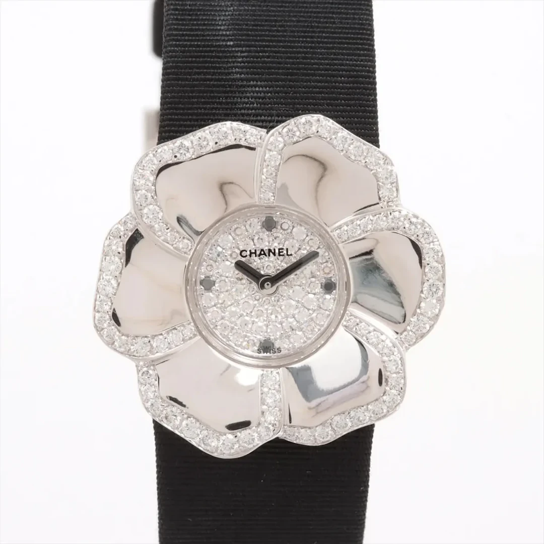 CHANEL Camelia Diamond Collection Ladies Watch H1190