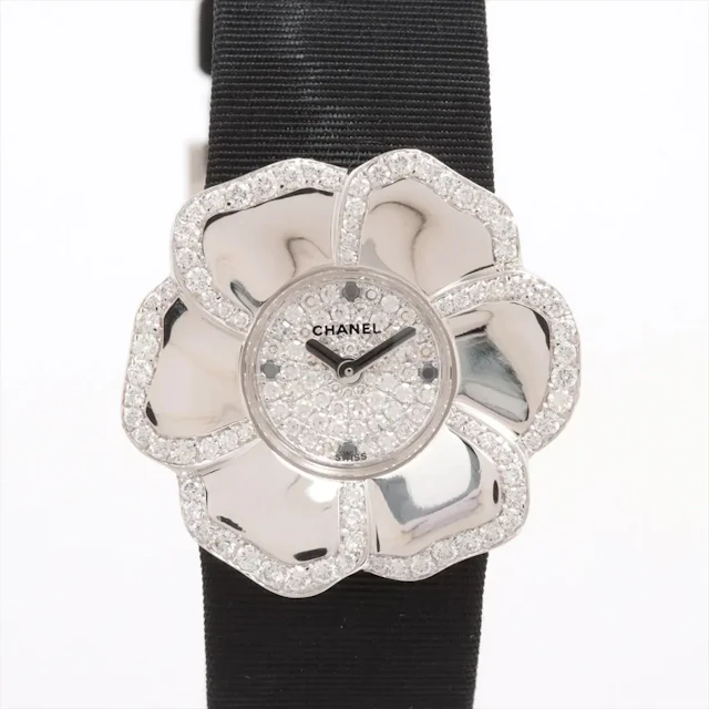 CHANEL Camelia Diamond Collection Ladies Watch H1190