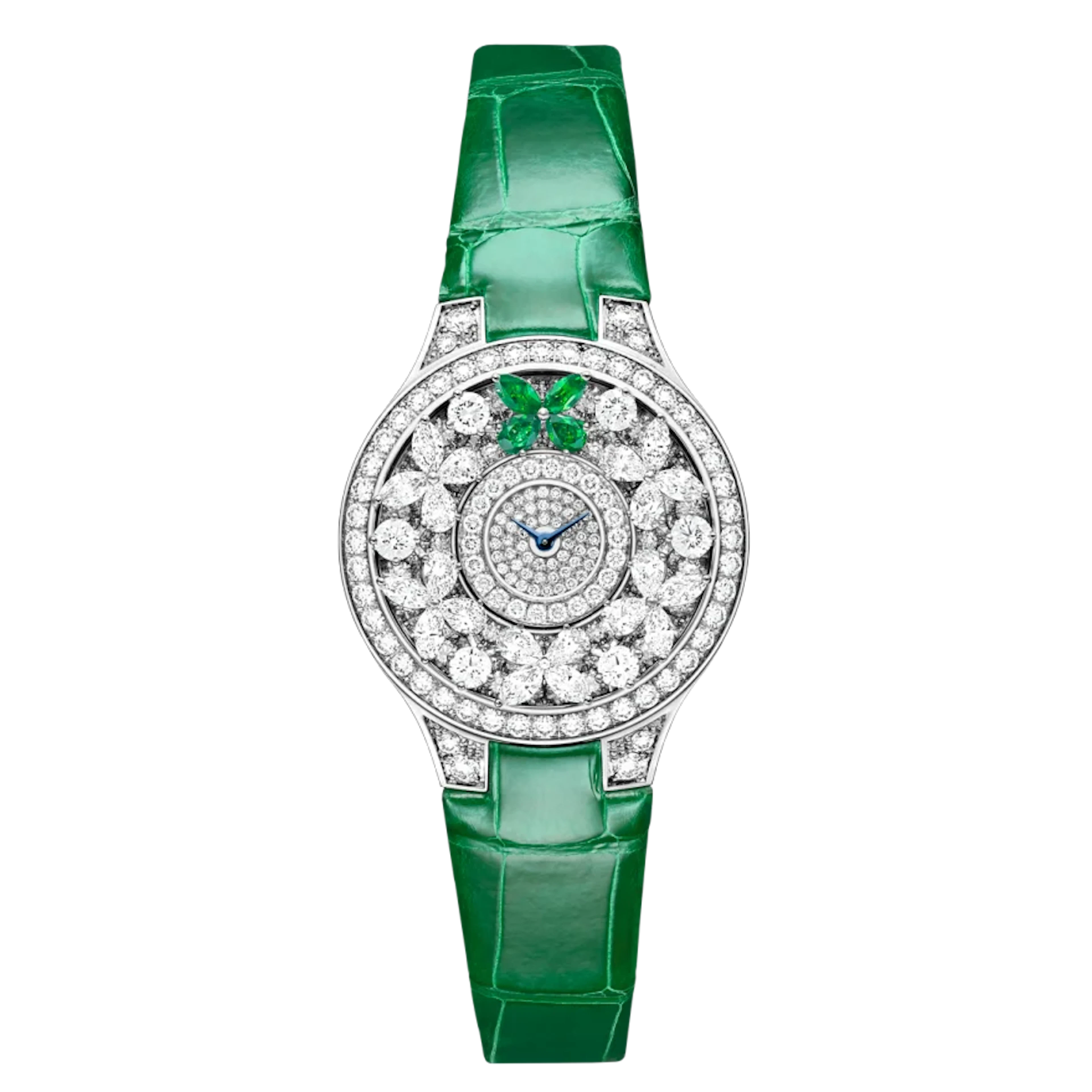 Graff Butterfly Ladies White Gold and Emeralds BF32WGD1BE