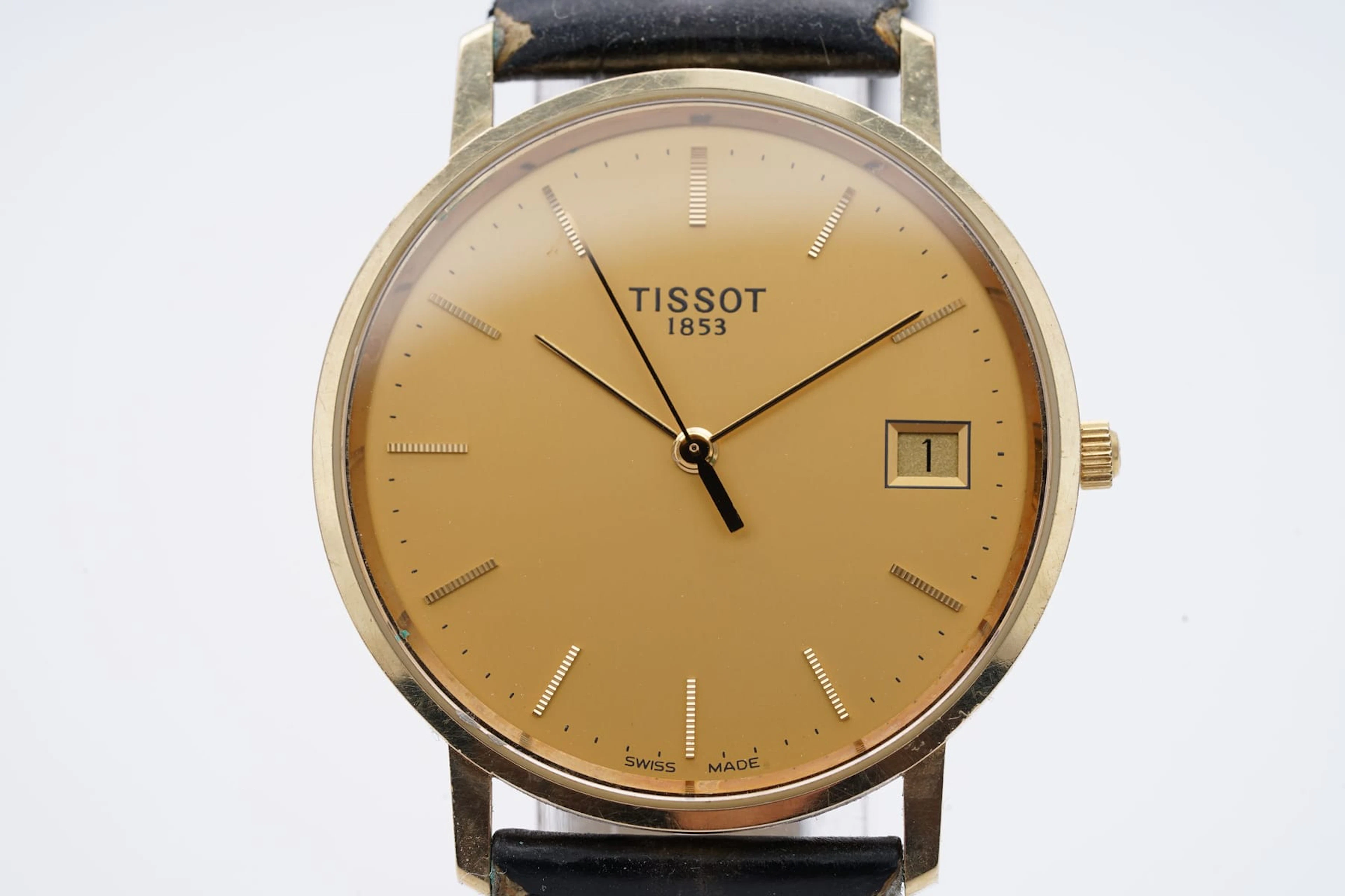 TISSOT 1853, rannekello, kultaa
