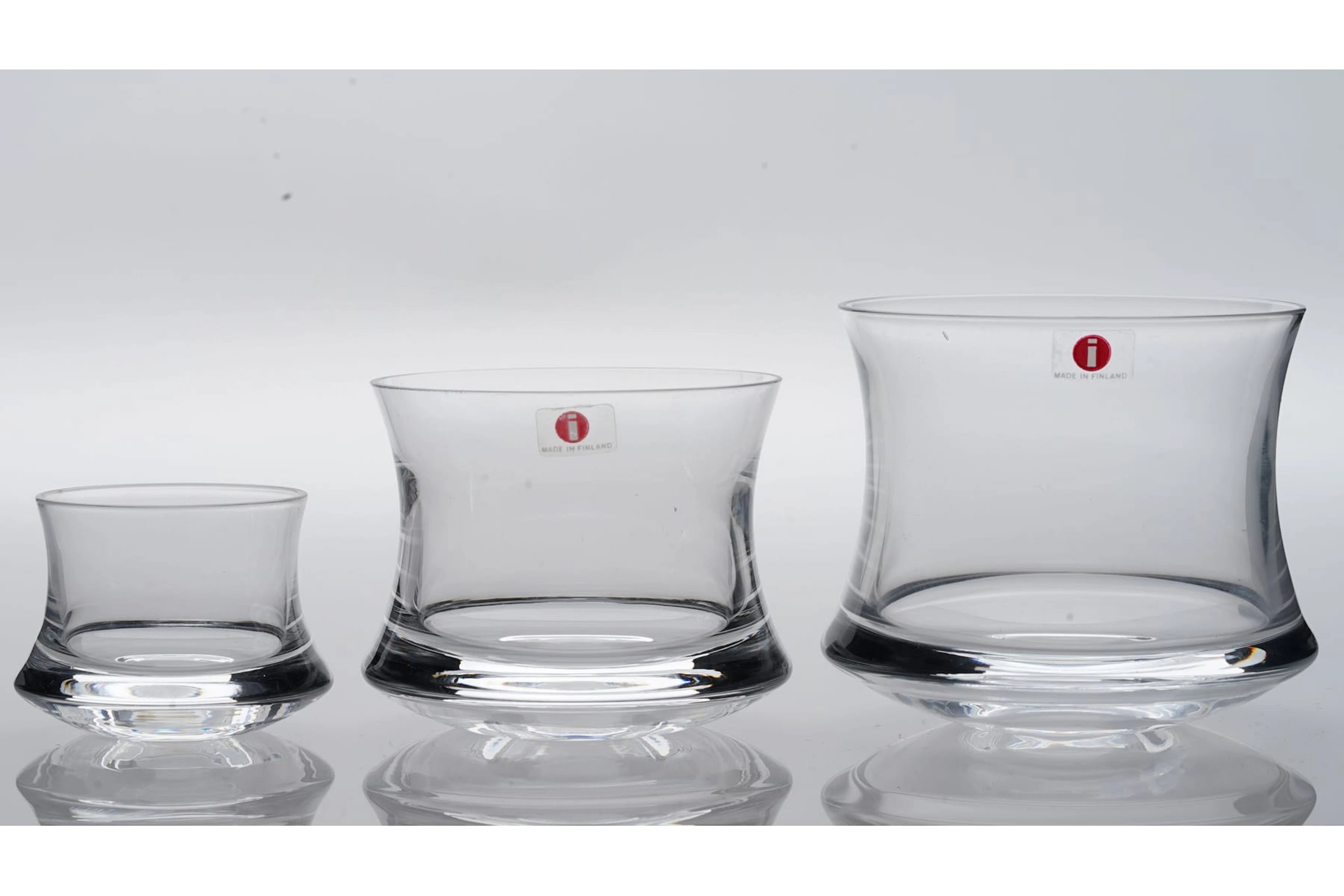 24 kpl, TAPIO WIRKKALA, IITTALA, "Romantica" juomalaseja