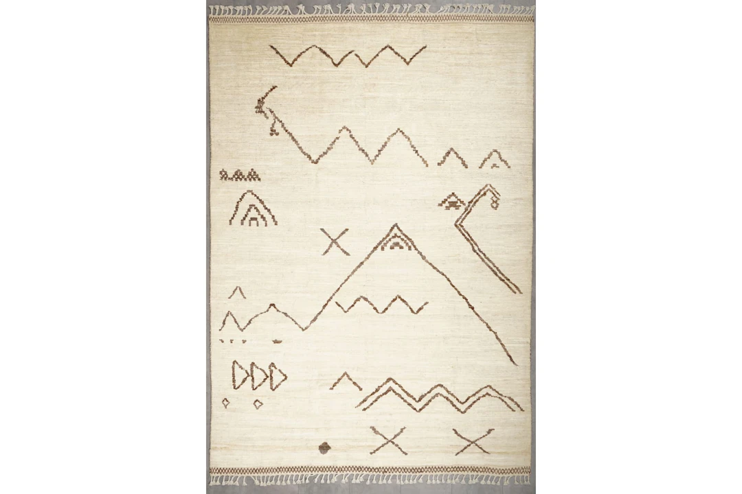 Käsinsolmittu matto, 280 x 202 cm, Berber