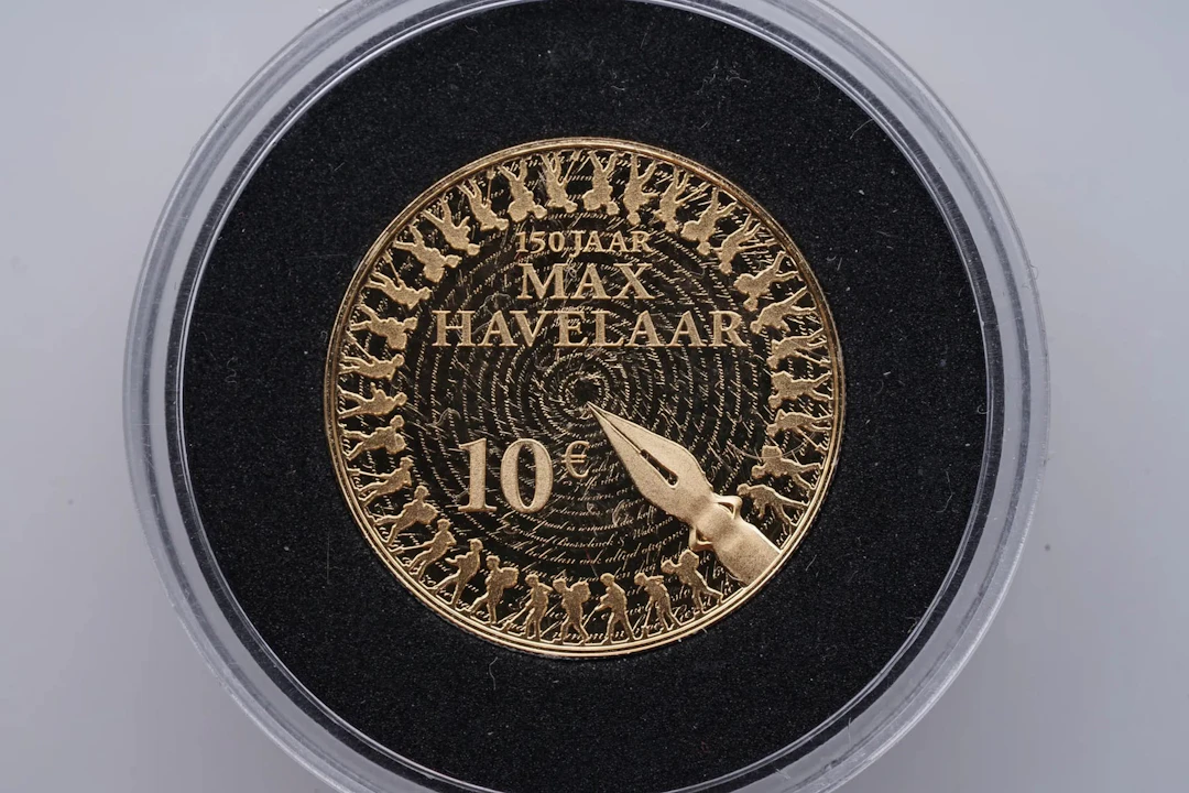 BEATRIX, MAX 150th Anniversery MAX HAVELAAR, 2010, 10€ kultakolikko