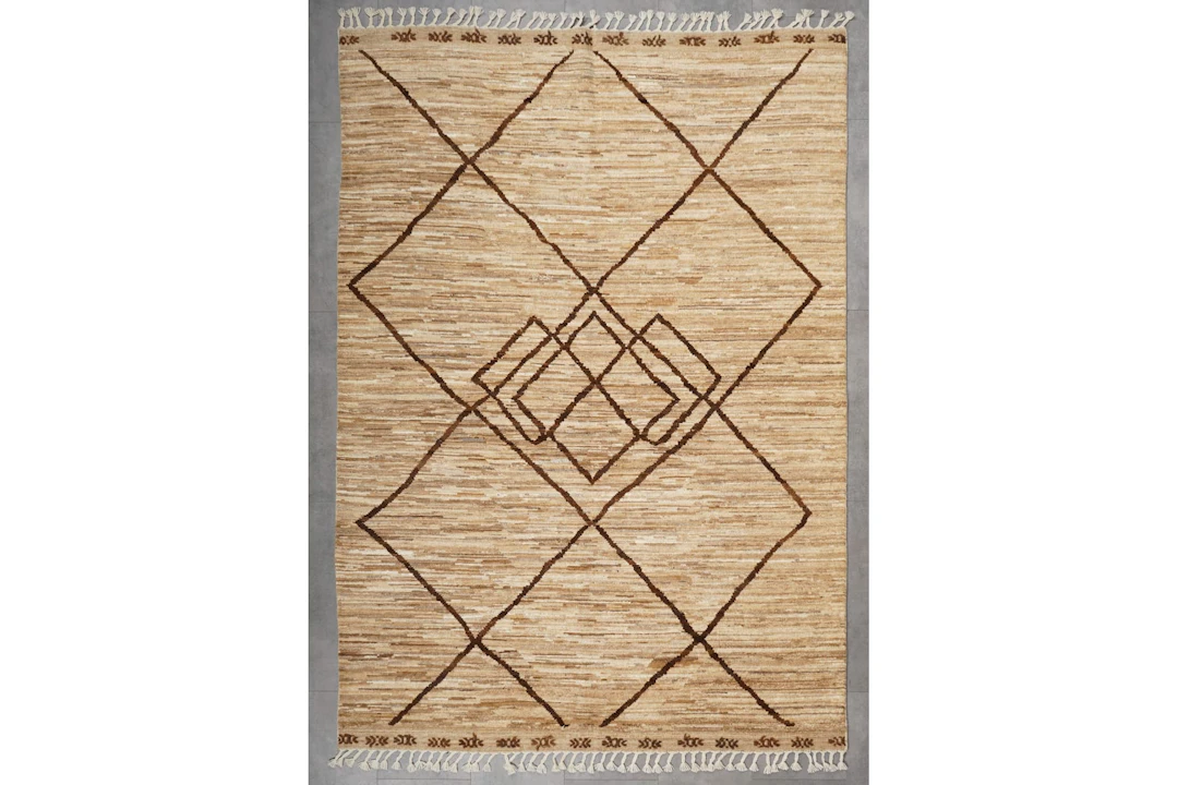 Käsinsolmittu matto, 234 x 175 cm, Berber