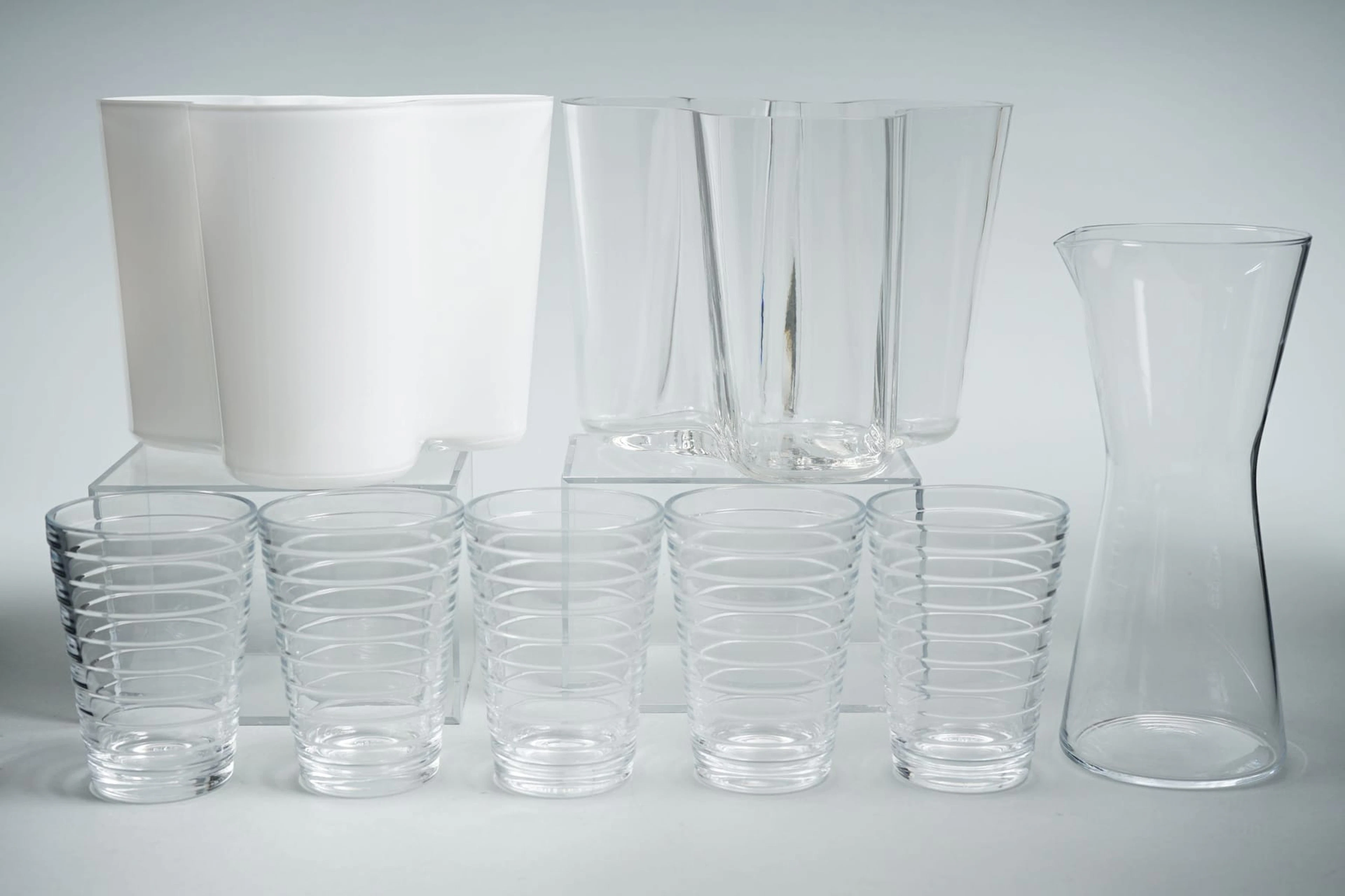 8 kpl, AINO AALTO, ALVAR AALTO ja KAJ FRANCK, IITTALA