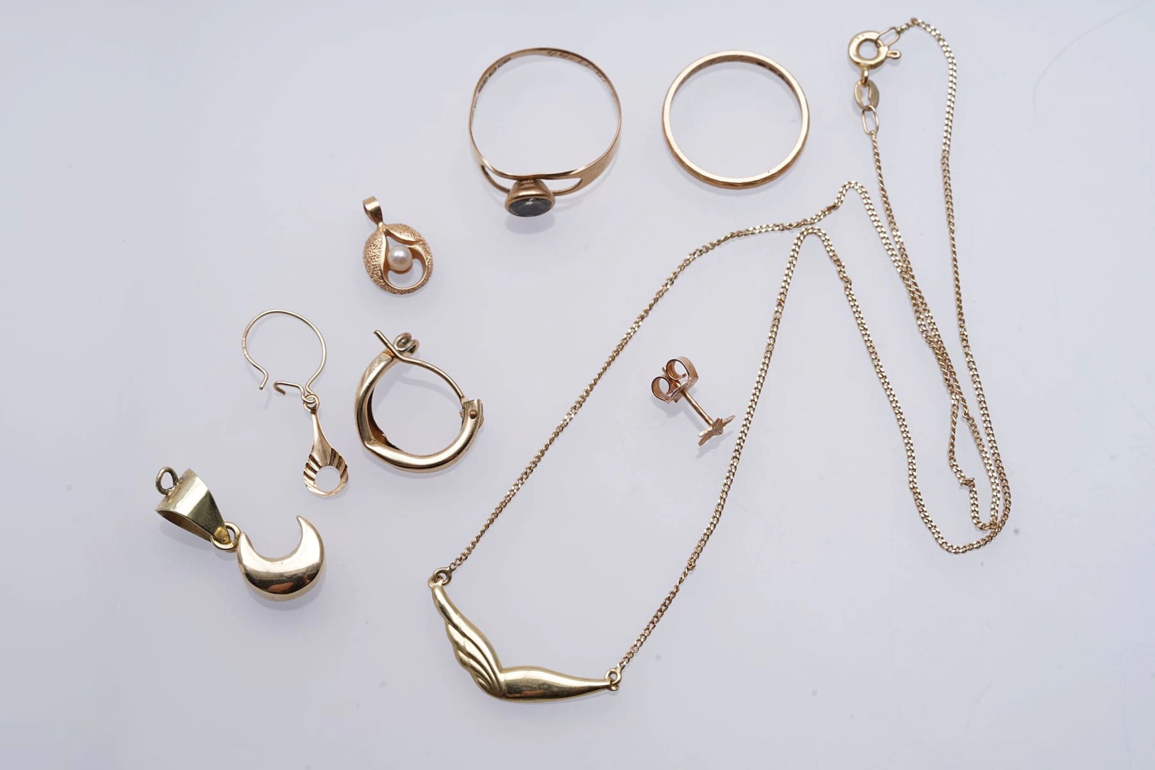 Kultaa 14 k, 8,97 g