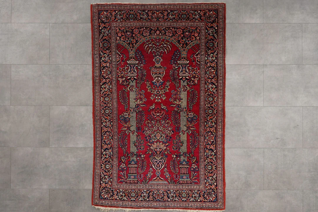 Käsinsolmittu matto, 159 x 102 cm, Iran