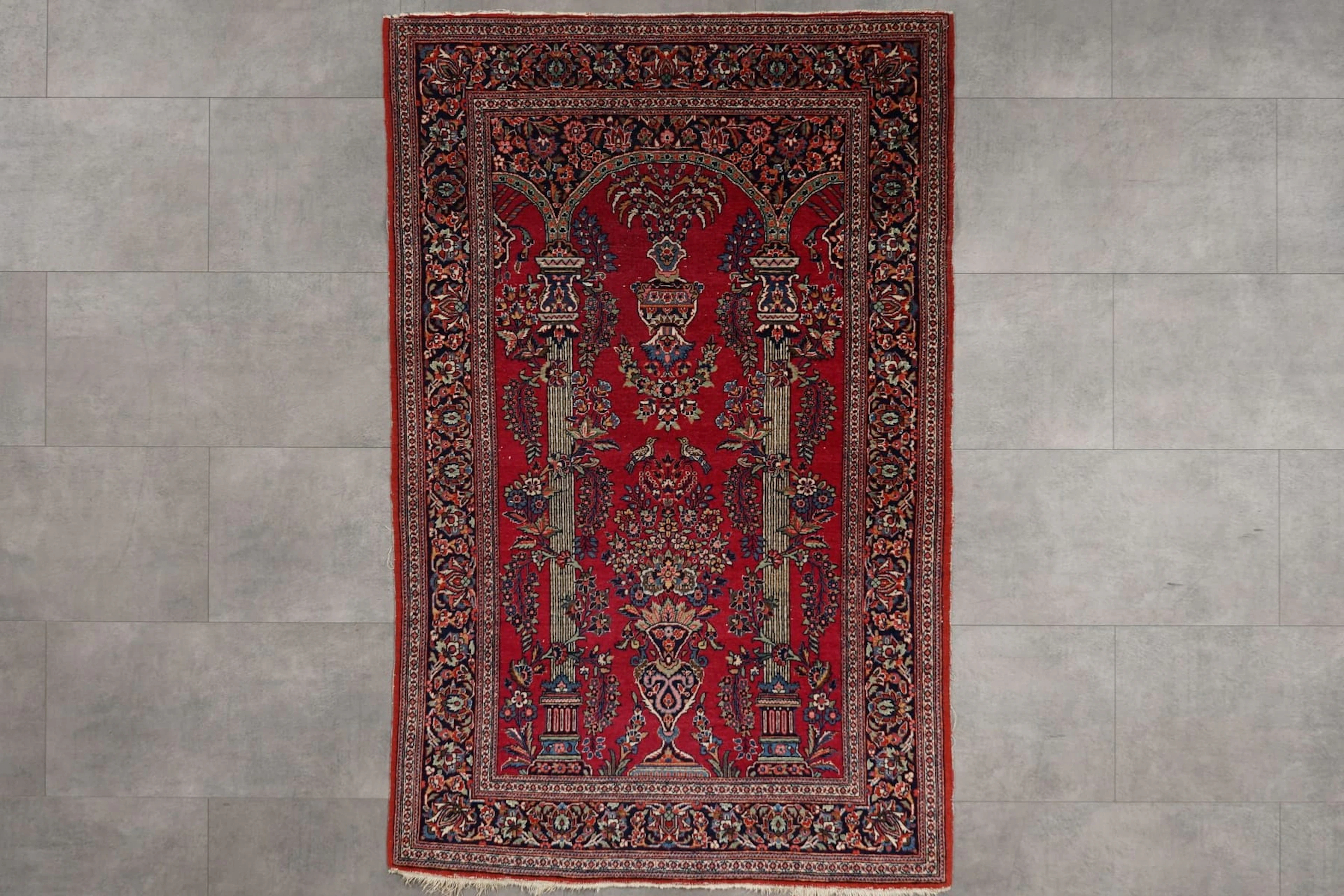 Käsinsolmittu matto, 159 x 102 cm, Iran