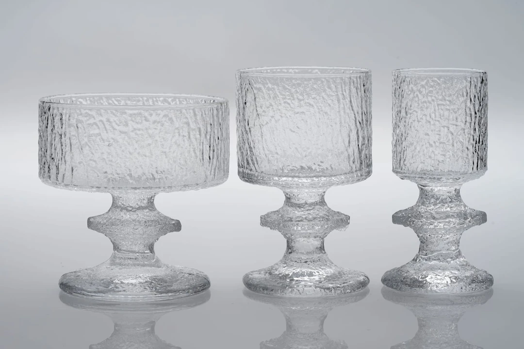 16 kpl, TIMO SARPANEVA, IITTALA, "Senaattori", jälkiruokamaljoja