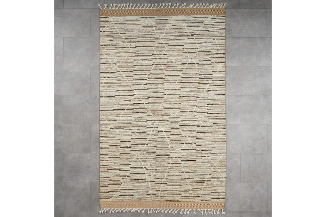 Käsinsolmittu matto, 207 x 140 cm, Berber