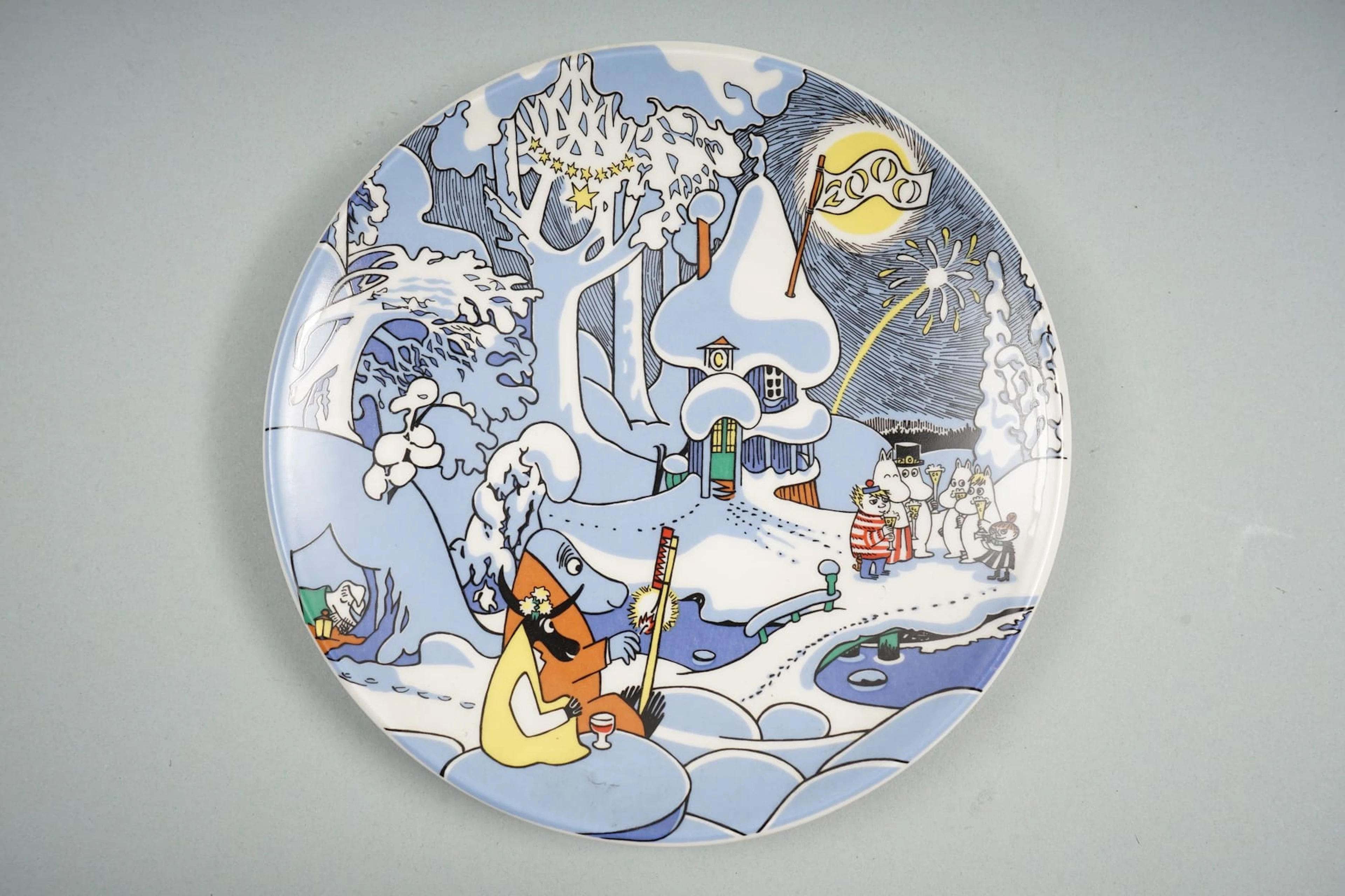 ARABIA, Muumi-seinälautanen, "Millenium" (1999-2000)