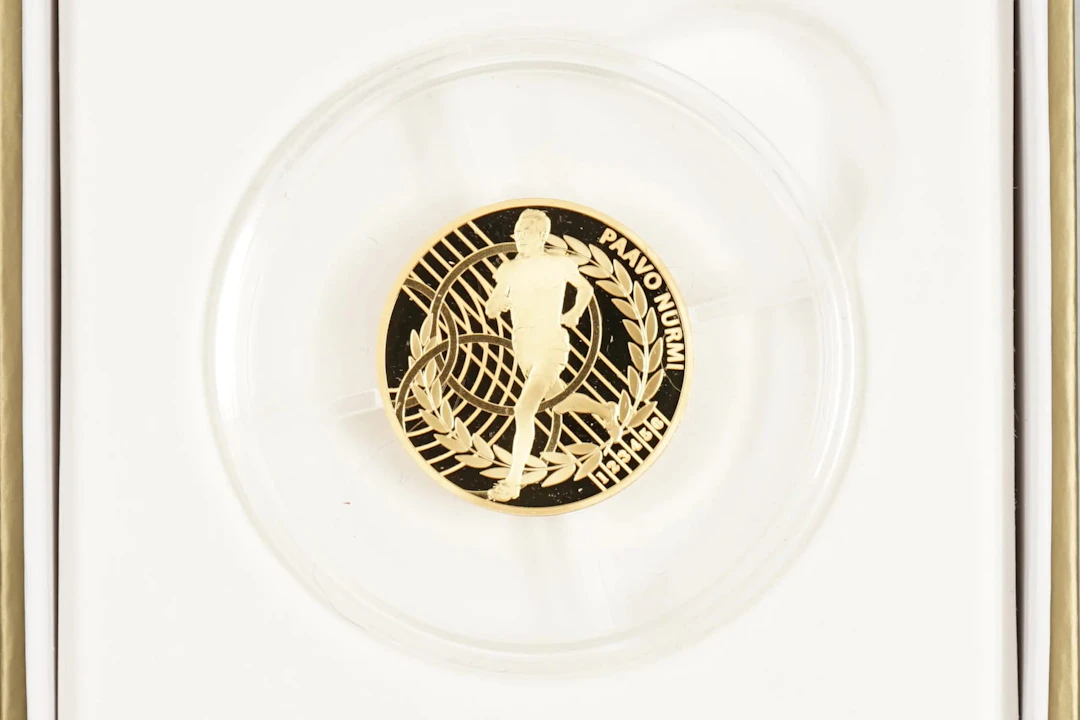 50€ kultakolikko, 100 ANS Vlll Olympiade Paris 1924, Paavo Nurmi
