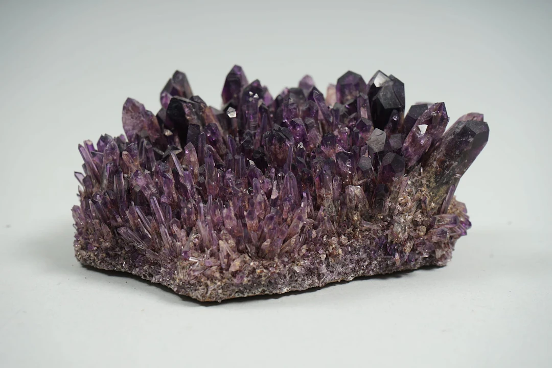 Ametisti, 6 x 16 cm, yksityiskokoelma