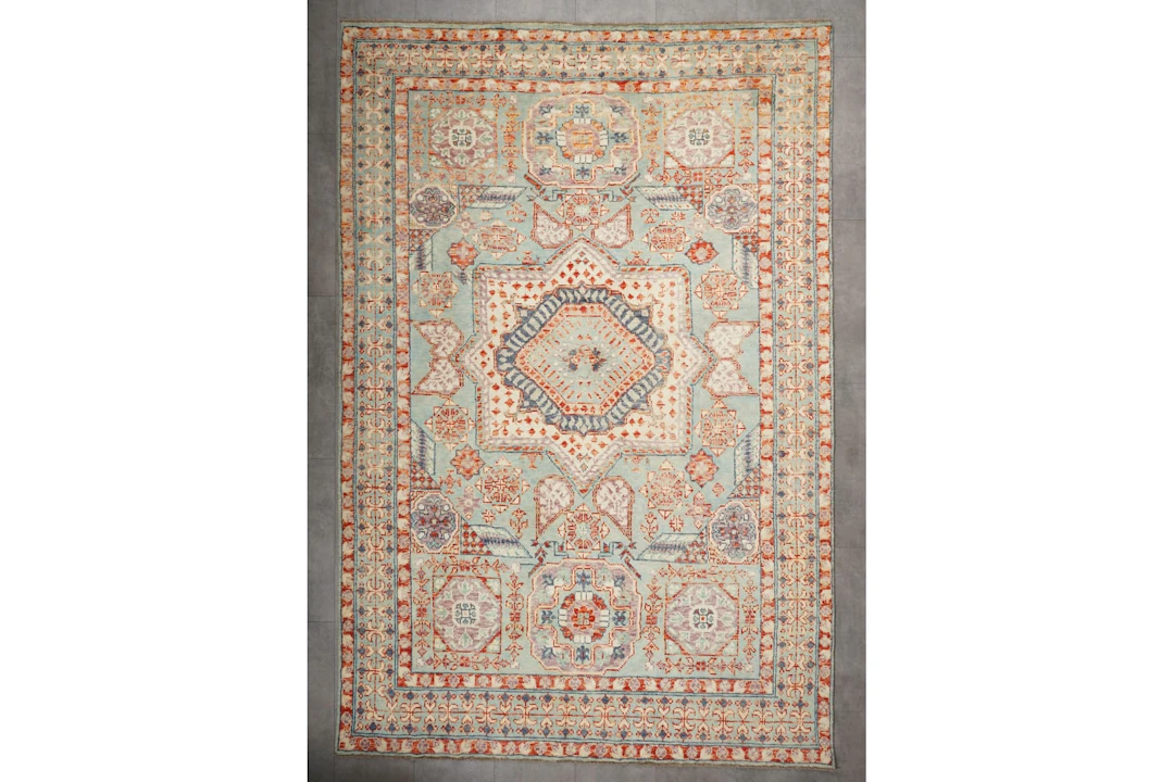 Käsinsolmittu matto, 292 x 196 cm, Abshari