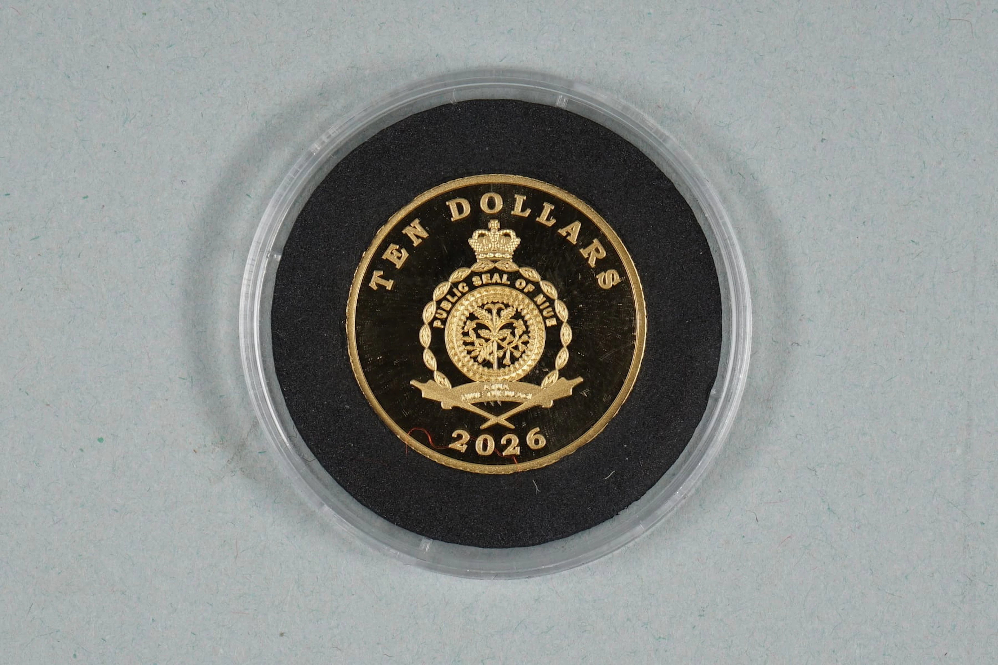 Ten Dollars Niue 2026, "Bejing to Milan", kultakolikko