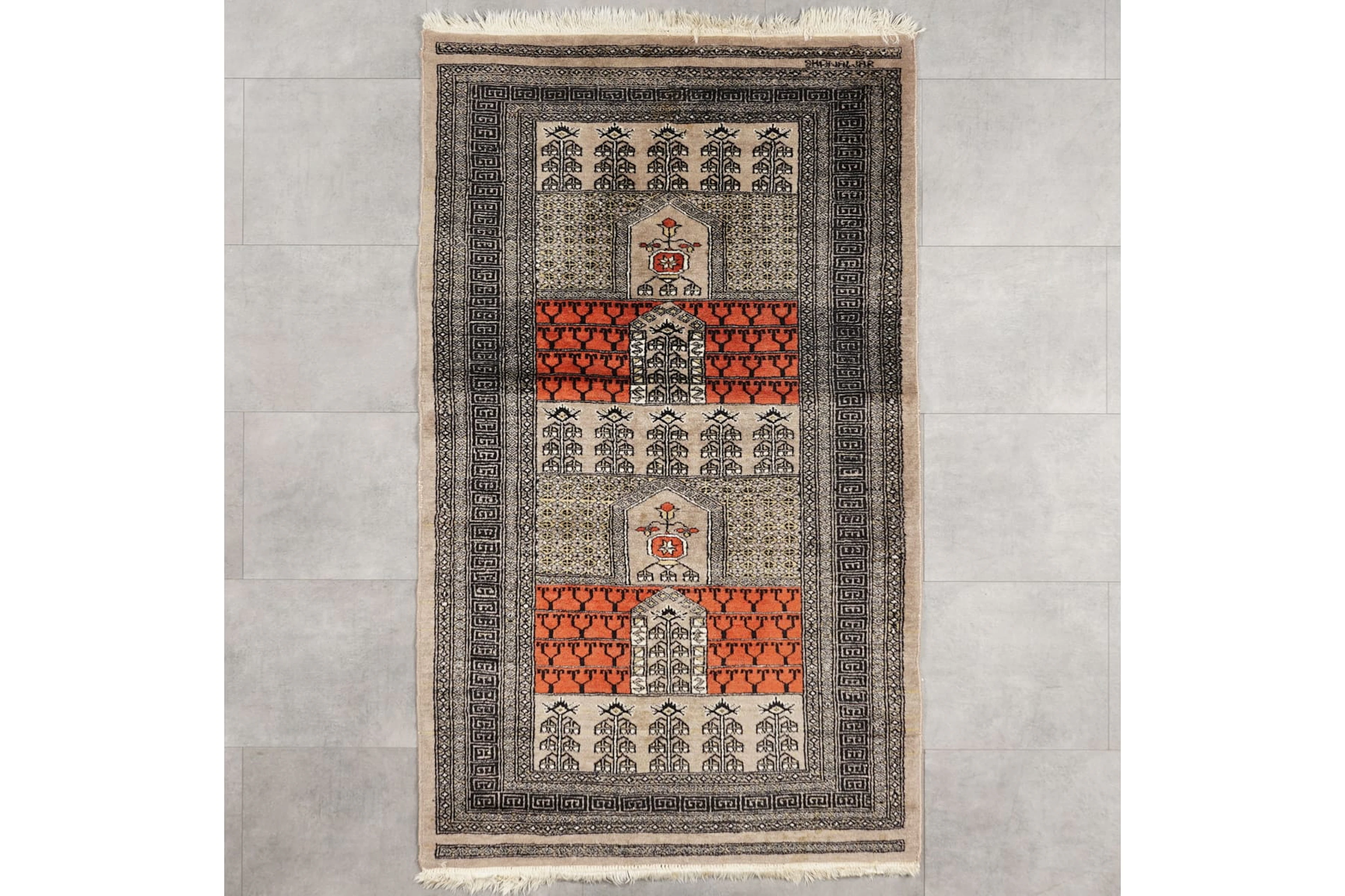 Käsinsolmittu matto, 158 x 96 cm, Pakistan