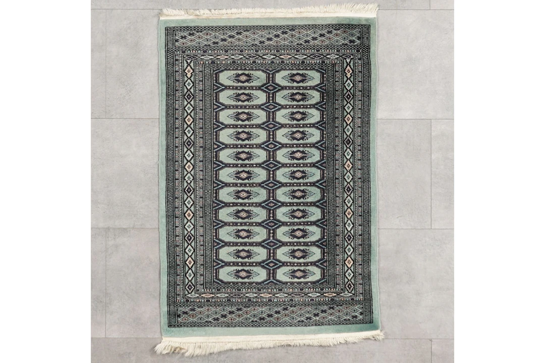 Käsinsolmittu matto, 93 x 63 cm, Pakistan