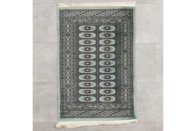 !Käsinsolmittu matto, 93 x 63 cm, Pakistan