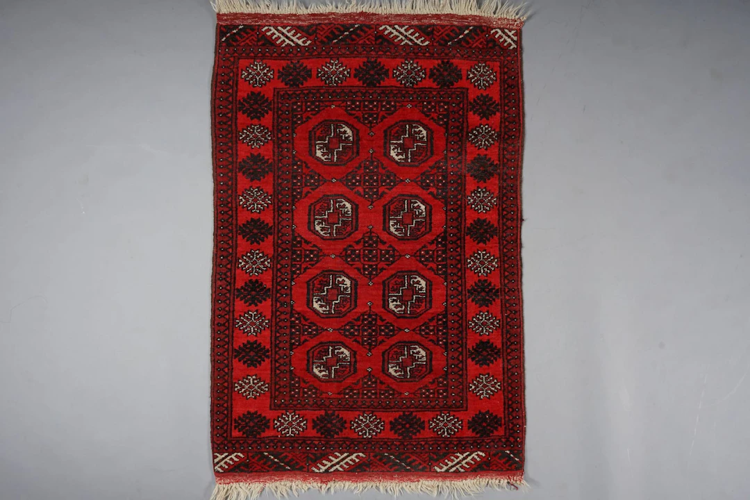 Käsinsolmittu matto, 118 x 80 cm, Afghanistan