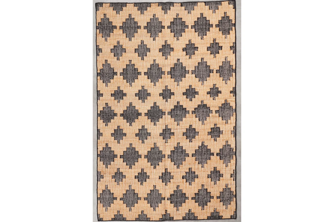 Kudottu matto, 245 x 152 cm, Intia juuttikelim