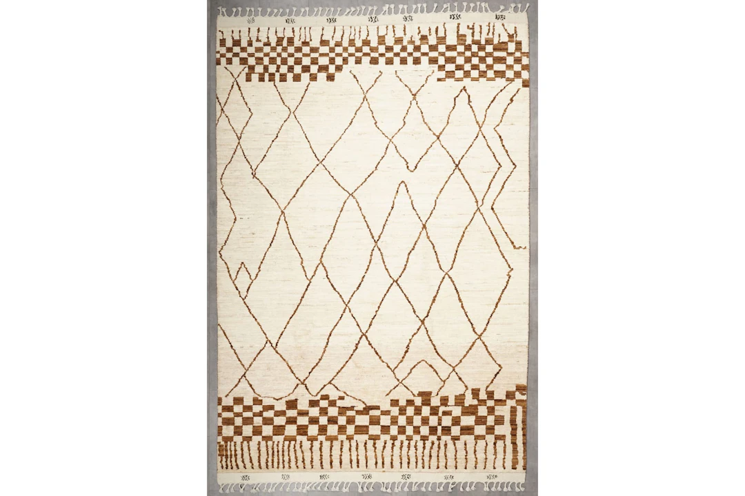 Käsinsolmittu matto, 290 x 202 cm, Berber