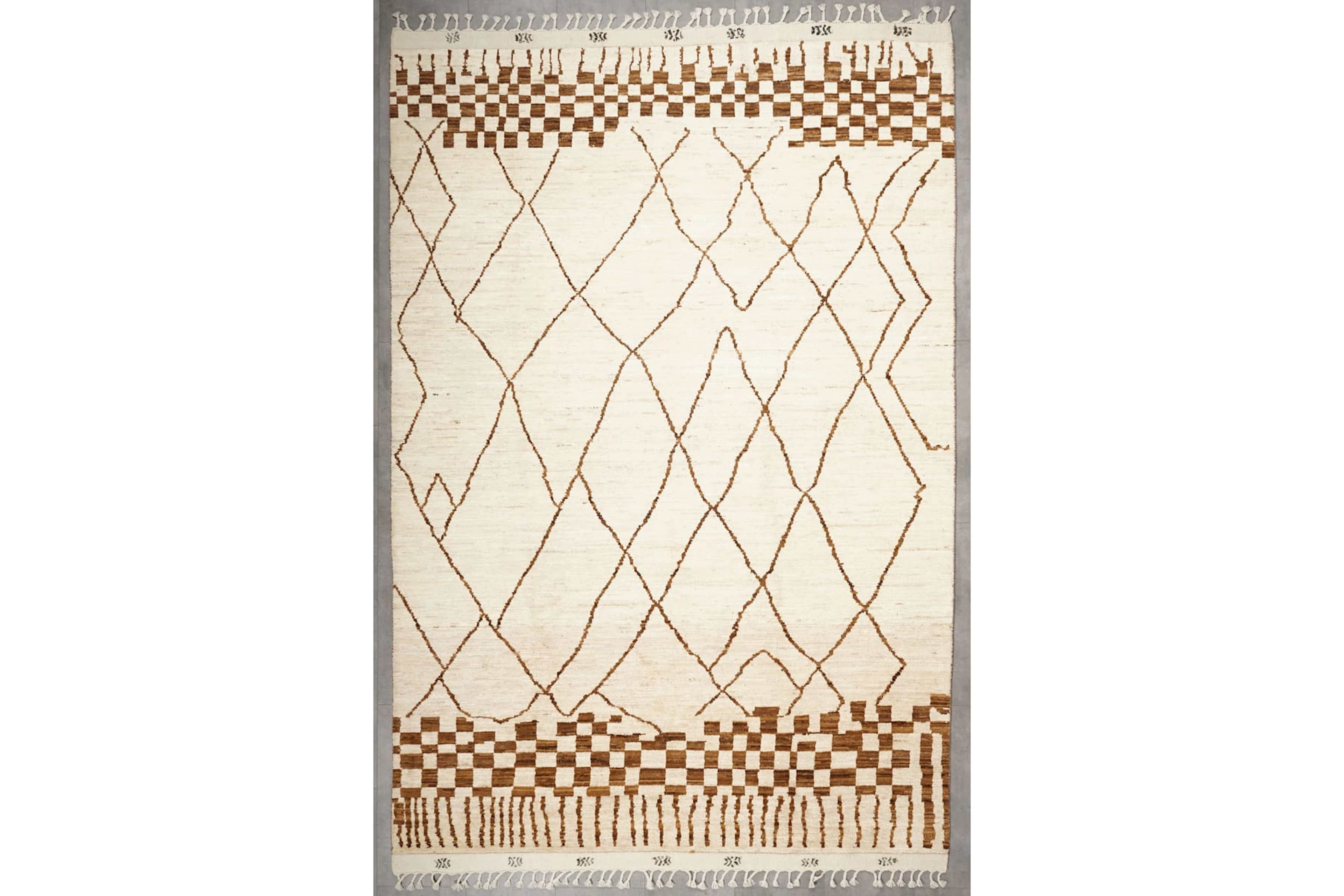 Käsinsolmittu matto, 290 x 202 cm, Berber