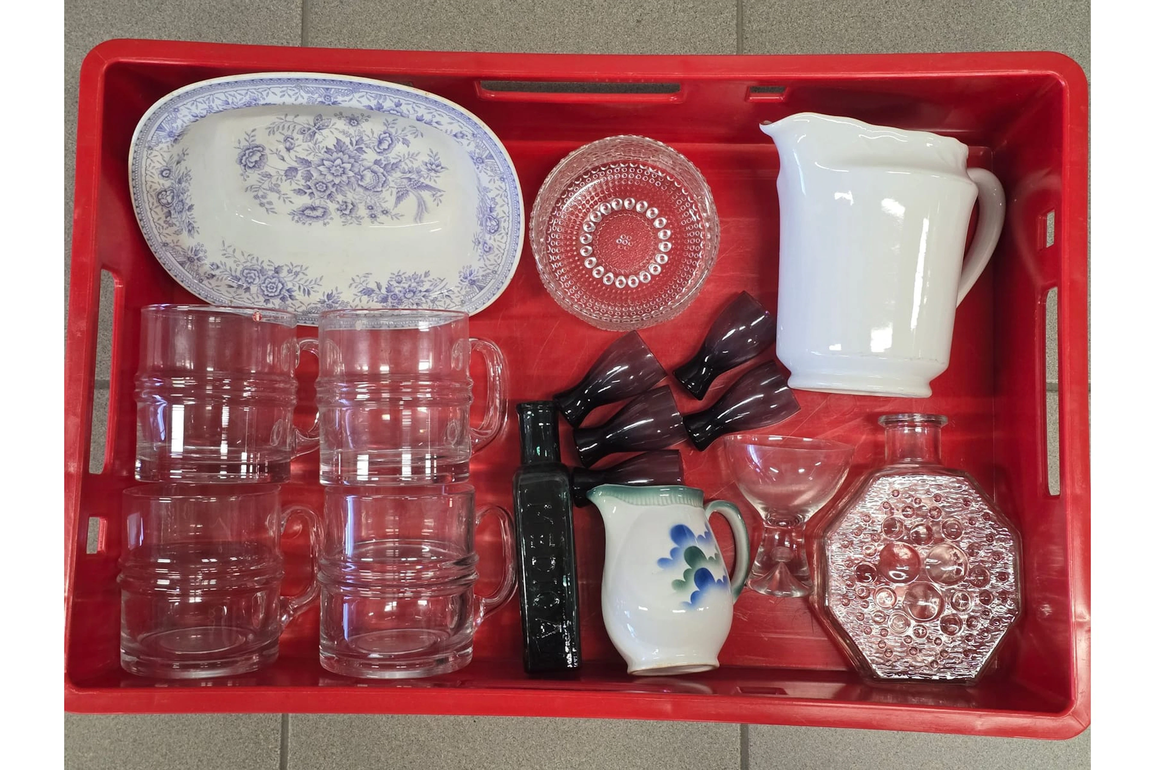 1 ltk, ARABIA, RIIHIMÄEN LASI, IITTALA, NUUTAJÄRVI