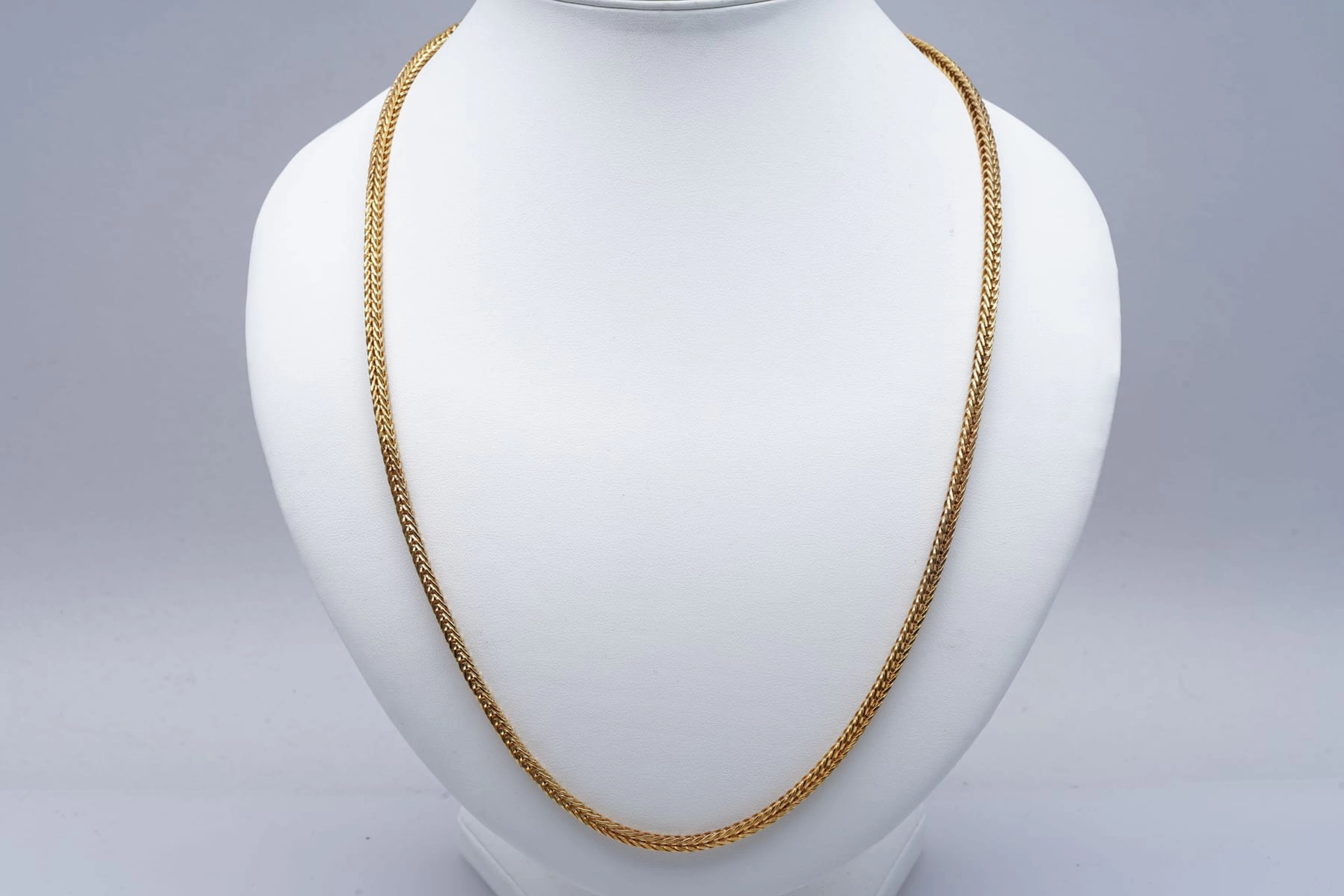 (3518) NECKLACE yellow SILVER 925 / 1000